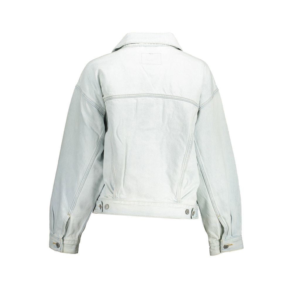 Levi's Blue Cotton Jackets & Coat Levi's