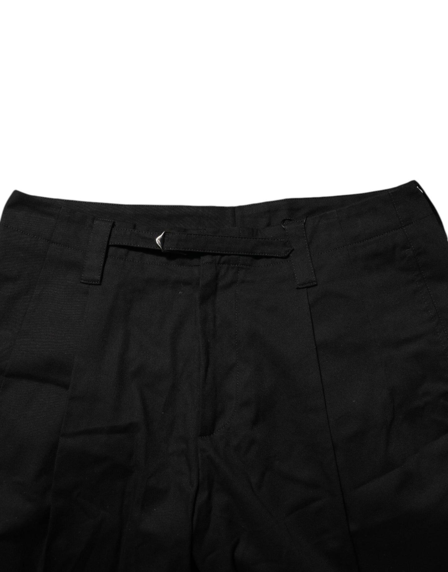 Dolce & Gabbana Black Cotton Knee Length Men Bermuda Shorts Dolce & Gabbana