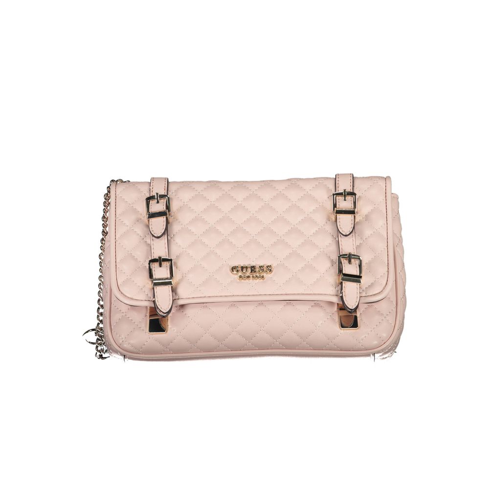 Guess Jeans Pink Polyethylene Handbag