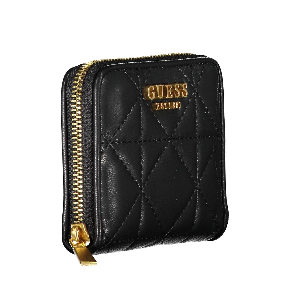 Guess Jeans Black Polyethylene Wallet Guess Jeans