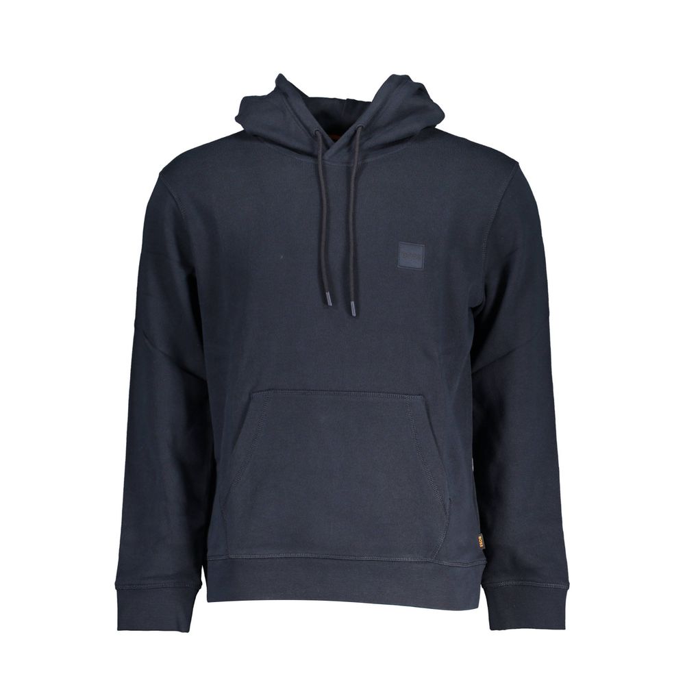 Hugo Boss Blue Cotton Sweater Hugo Boss
