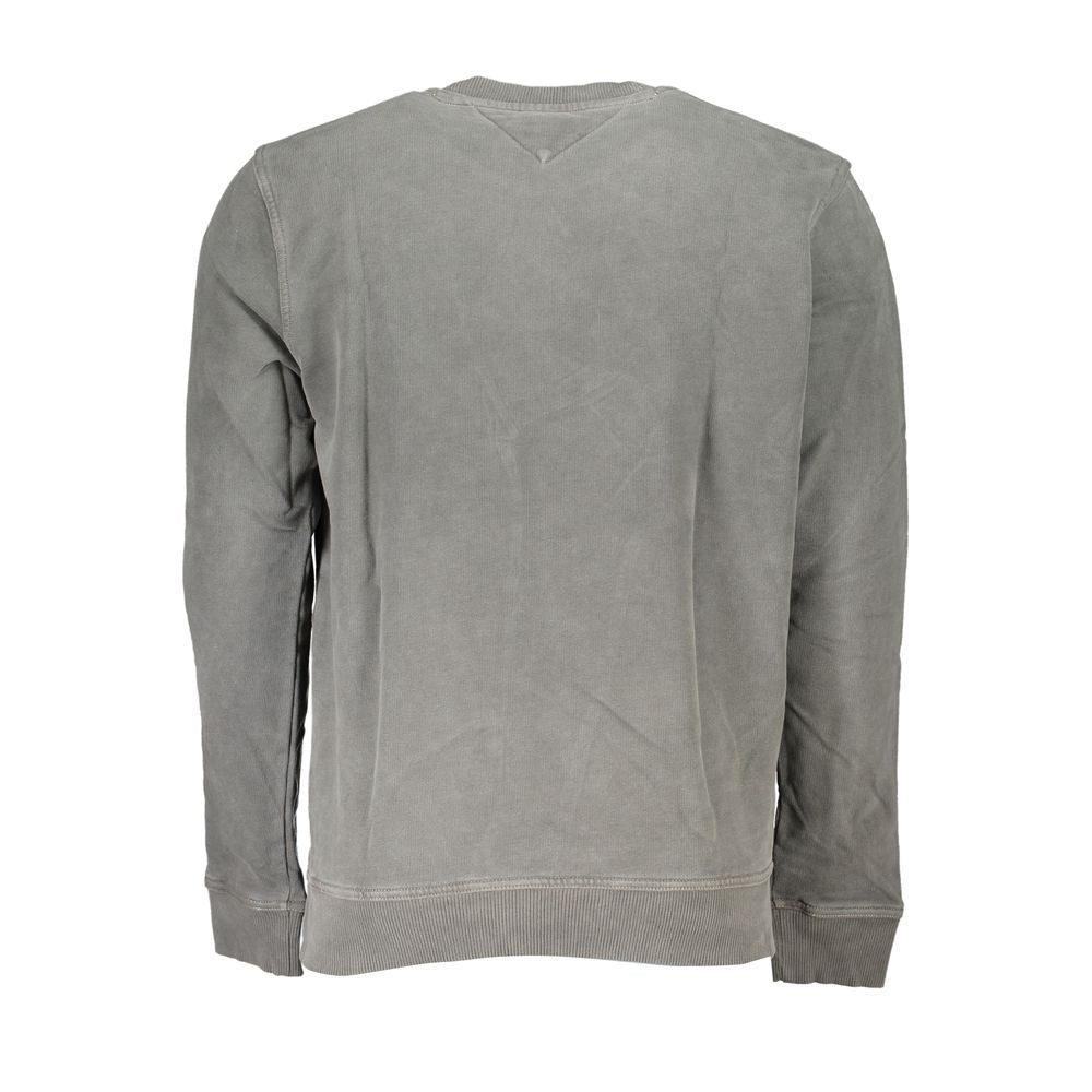 Tommy Hilfiger Black Cotton Sweater Tommy Hilfiger