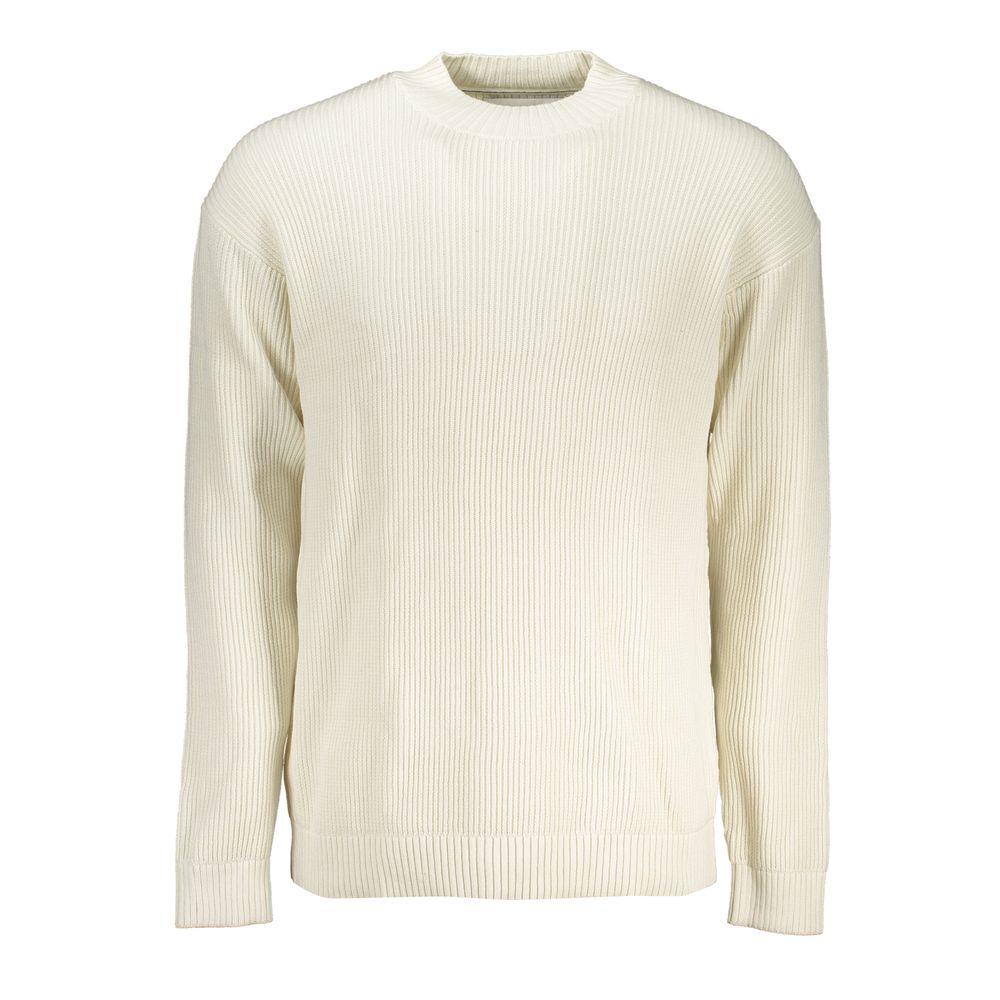 Calvin Klein White Cotton Sweater Calvin Klein