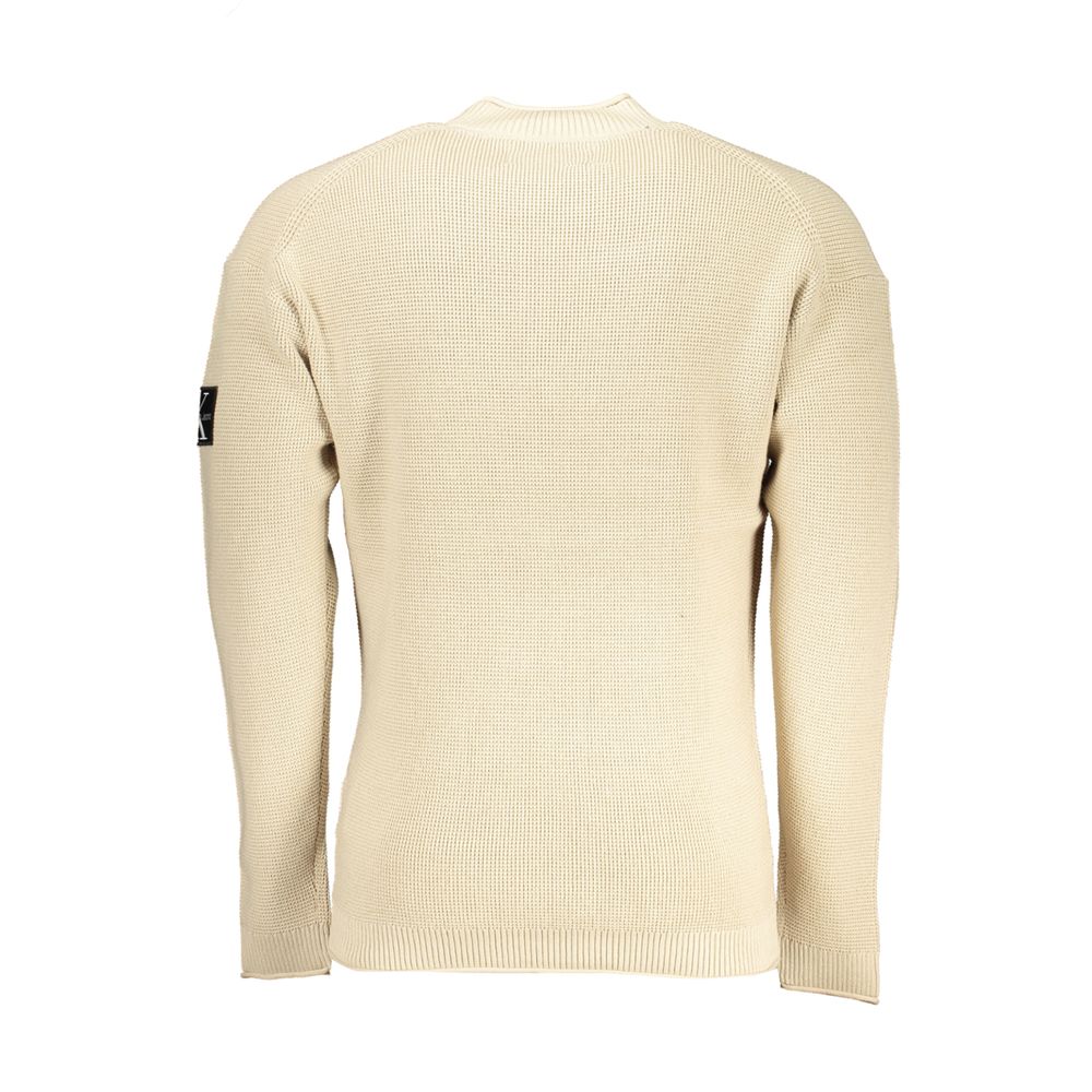 Calvin Klein Beige Cotton Sweater Calvin Klein
