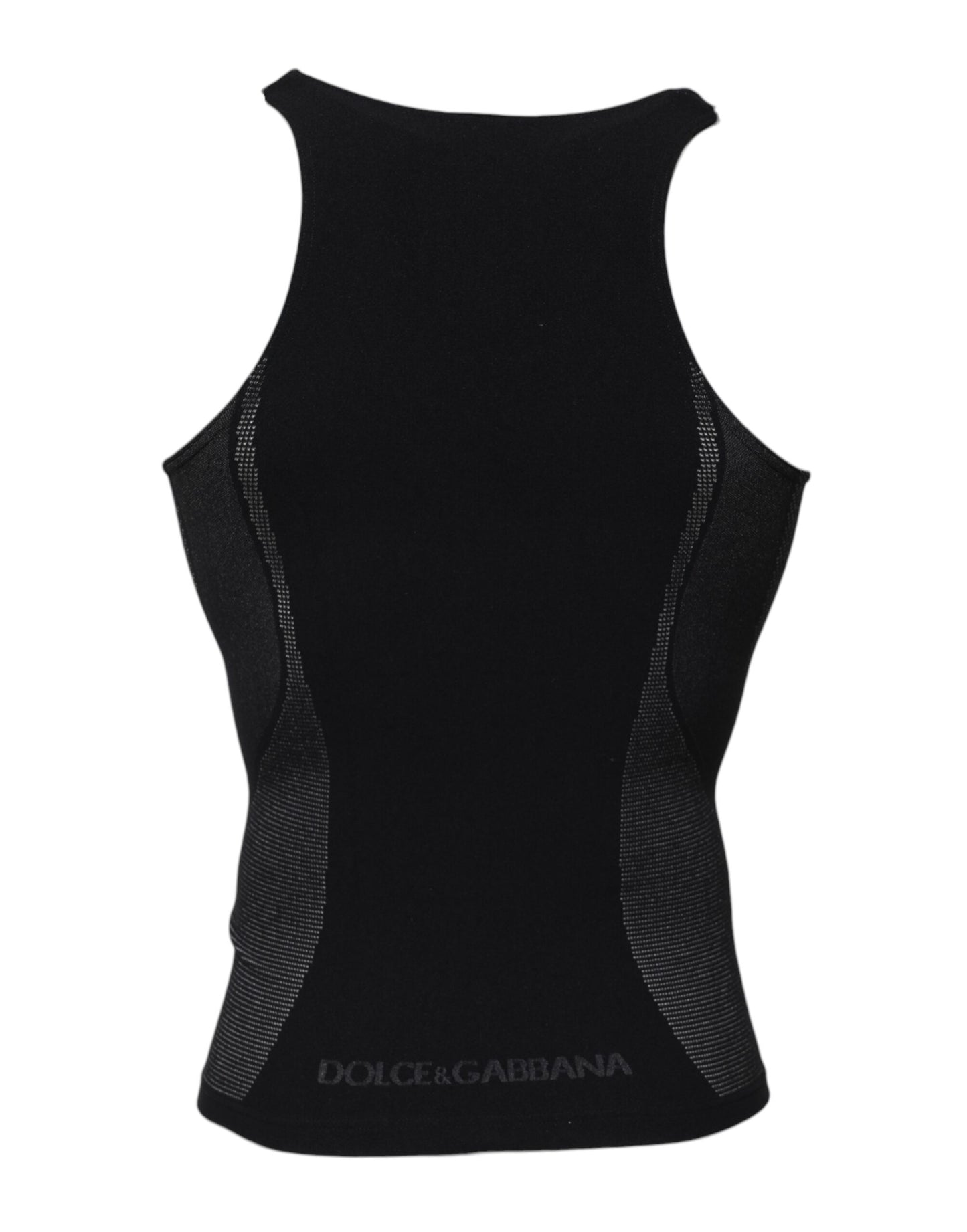 Dolce & Gabbana Black Nylon Sleeveless Underwear Tank T-shirt Dolce & Gabbana