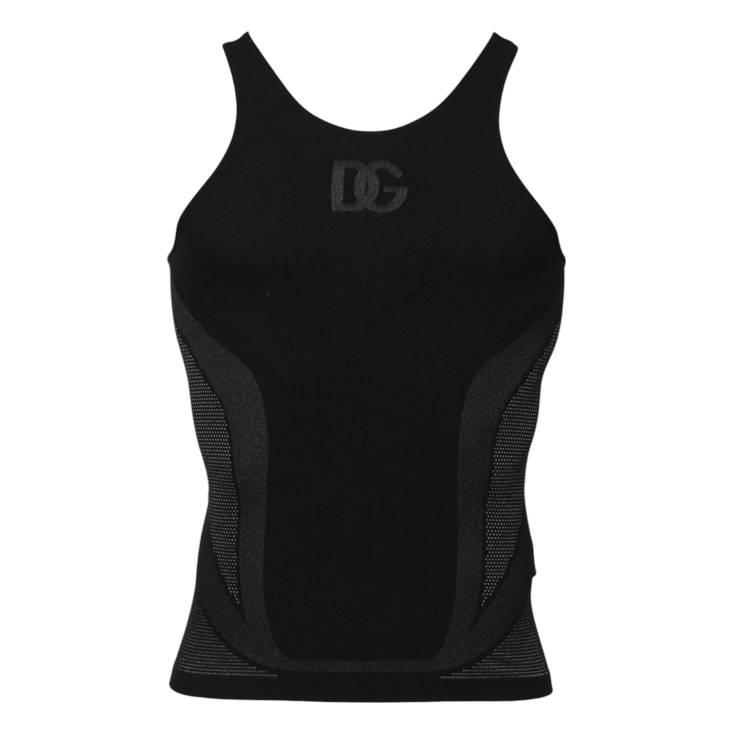 Dolce & Gabbana Black Nylon Sleeveless Underwear Tank T-shirt Dolce & Gabbana