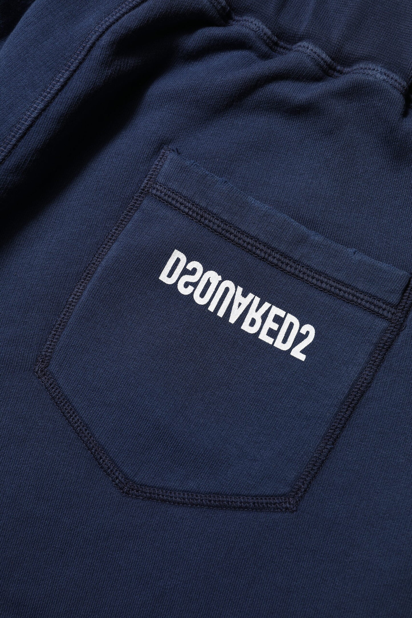 Dsquared² Blue Cotton Mid Waisted Jogger Pants Dsquared²