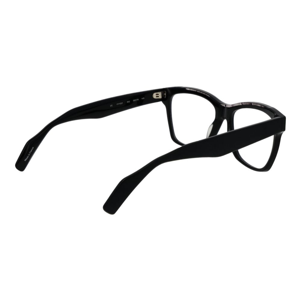 Yohji Yamamoto Black Unisex Glasses Frame