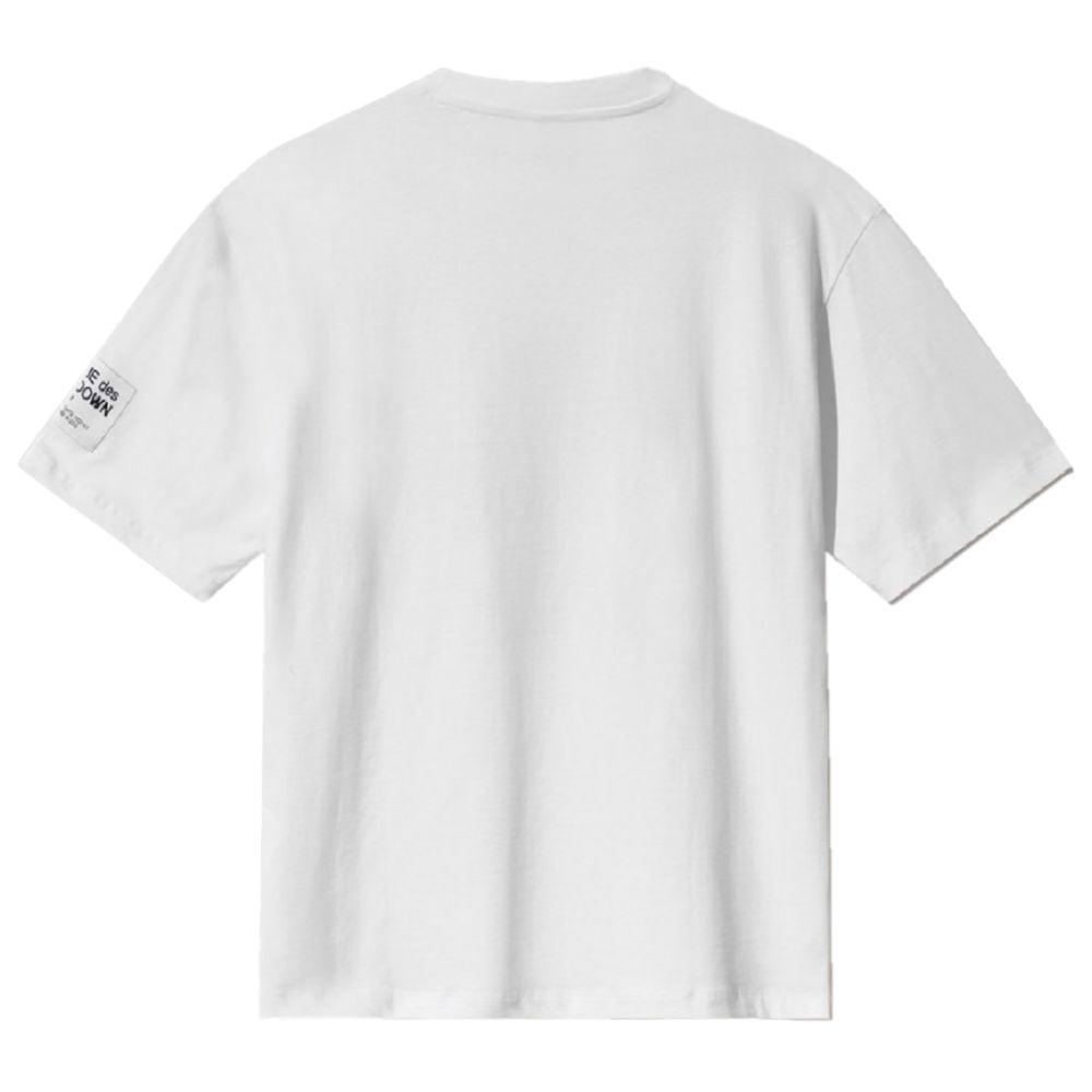 Comme Des Fuckdown White Cotton T-Shirt Comme Des Fuckdown
