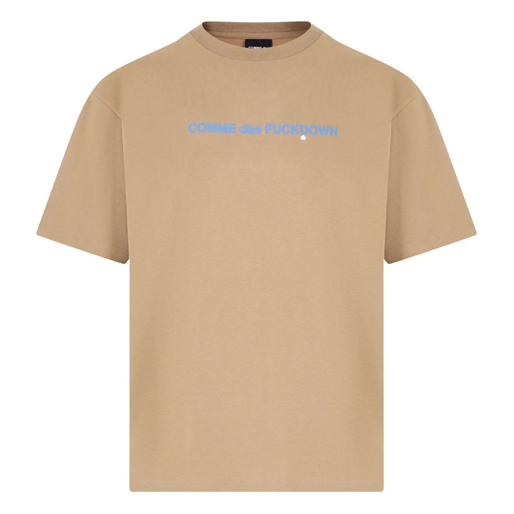 Comme Des Fuckdown Brown Cotton T-Shirt Comme Des Fuckdown