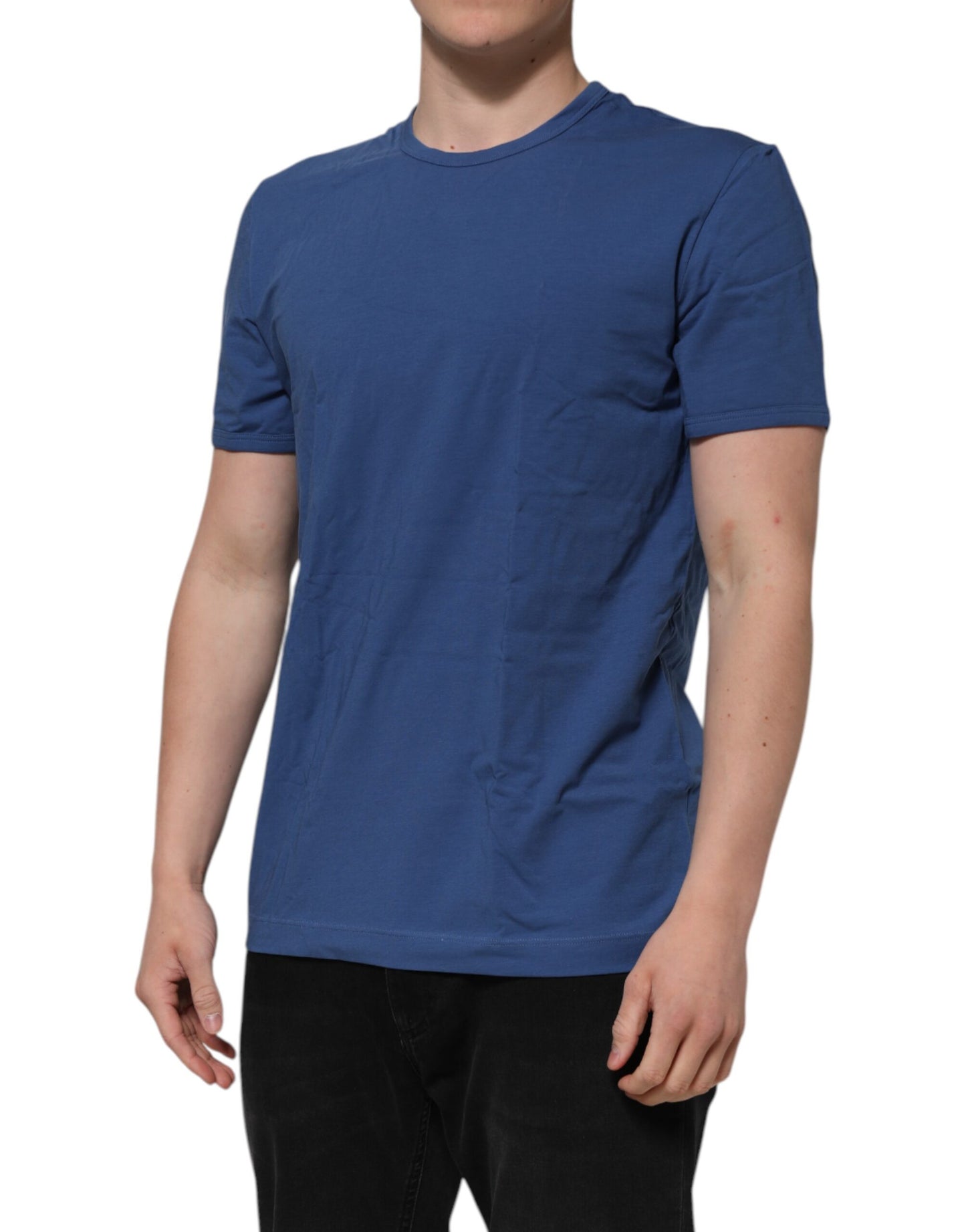 Dolce & Gabbana Blue Cotton Men Round Neck Underwear T-shirt Dolce & Gabbana