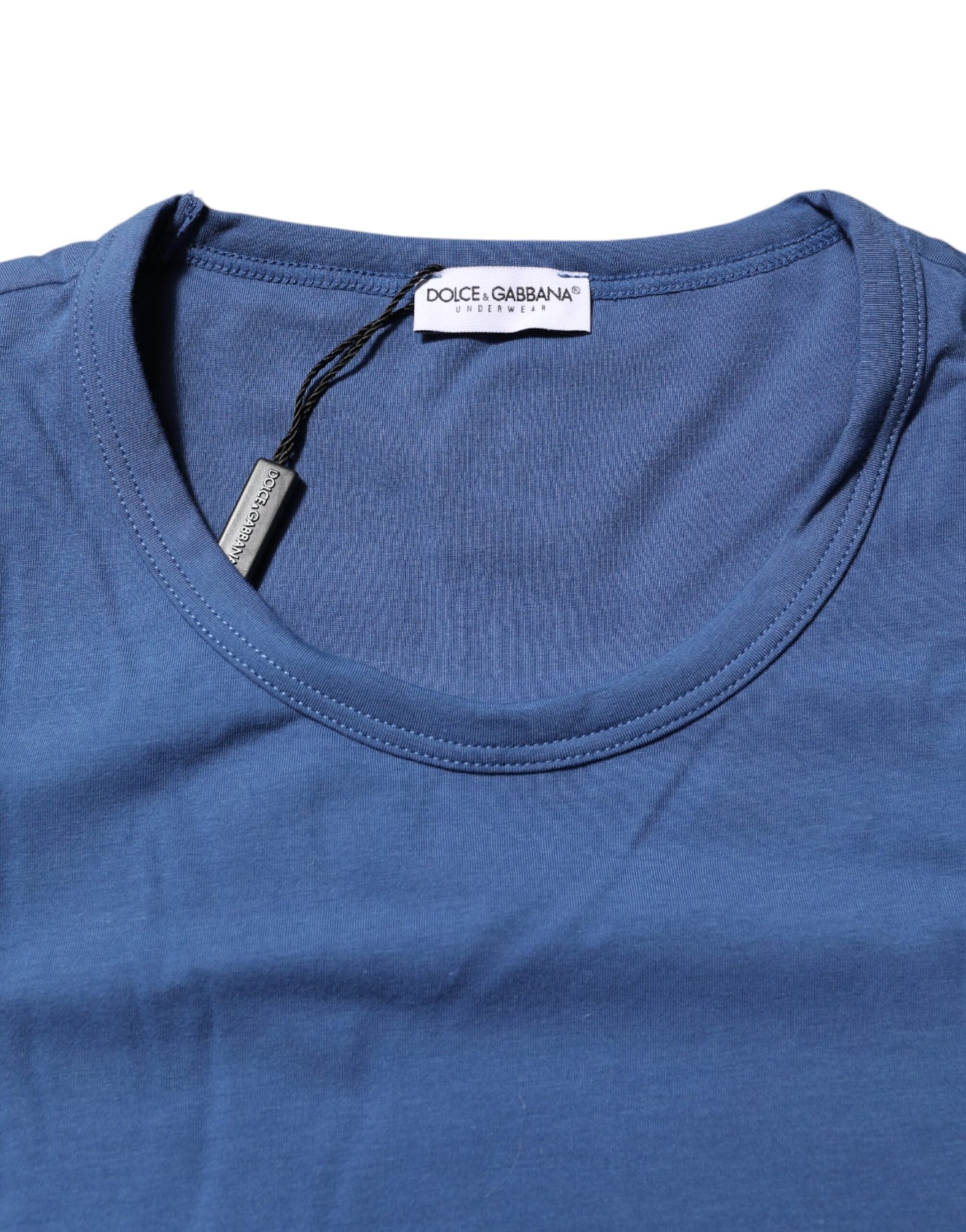 Dolce & Gabbana Blue Cotton Men Round Neck Underwear T-shirt Dolce & Gabbana