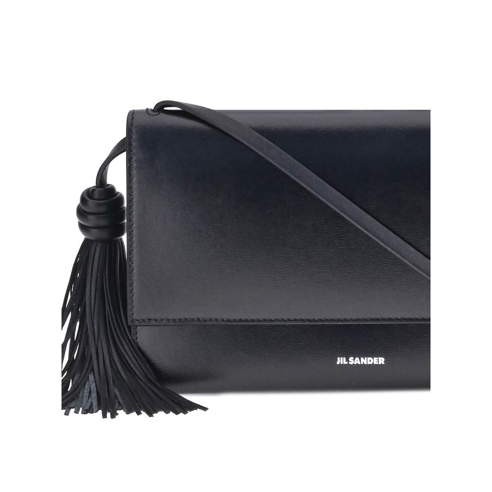 Jil Sander Tassel Shoulder Bag