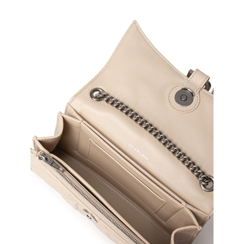 Balenciaga Beige Leather Shoulder Bag Balenciaga