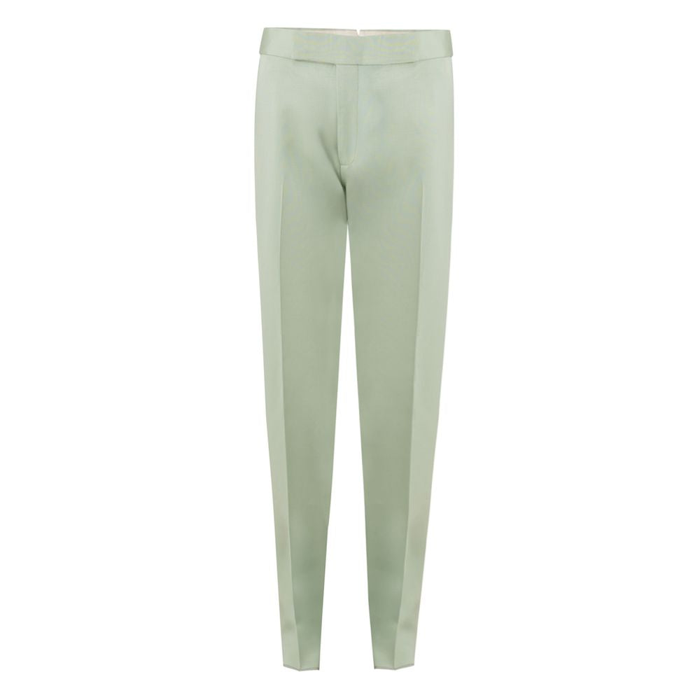 Tom Ford Green Viscose Chino Pant Tom Ford
