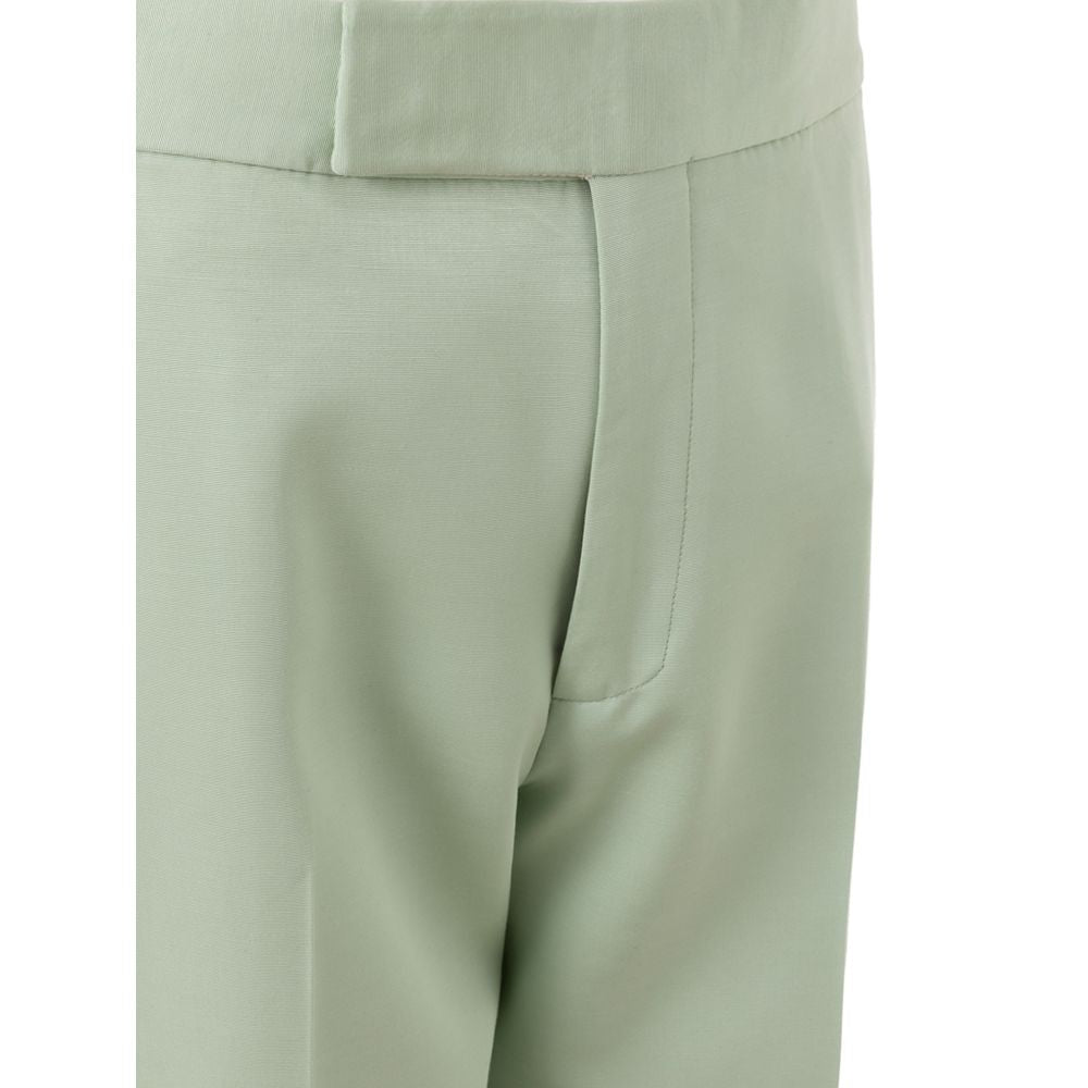 Tom Ford Green Viscose Chino Pant Tom Ford