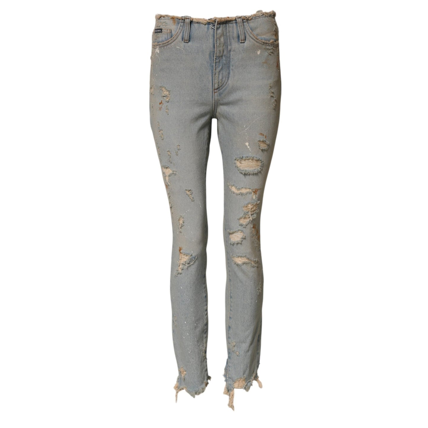 Dolce & Gabbana Light Blue High Waist Skinny Denim Jeans Dolce & Gabbana