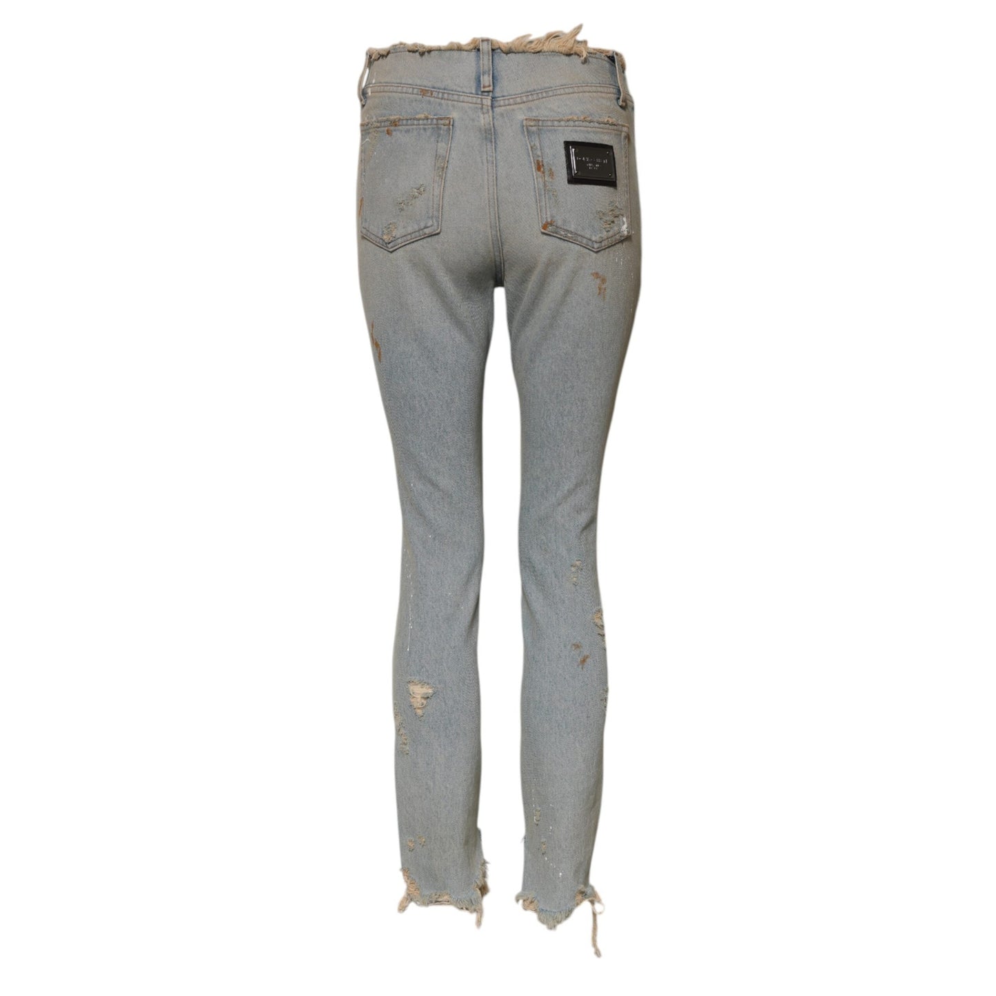 Dolce & Gabbana Light Blue High Waist Skinny Denim Jeans Dolce & Gabbana