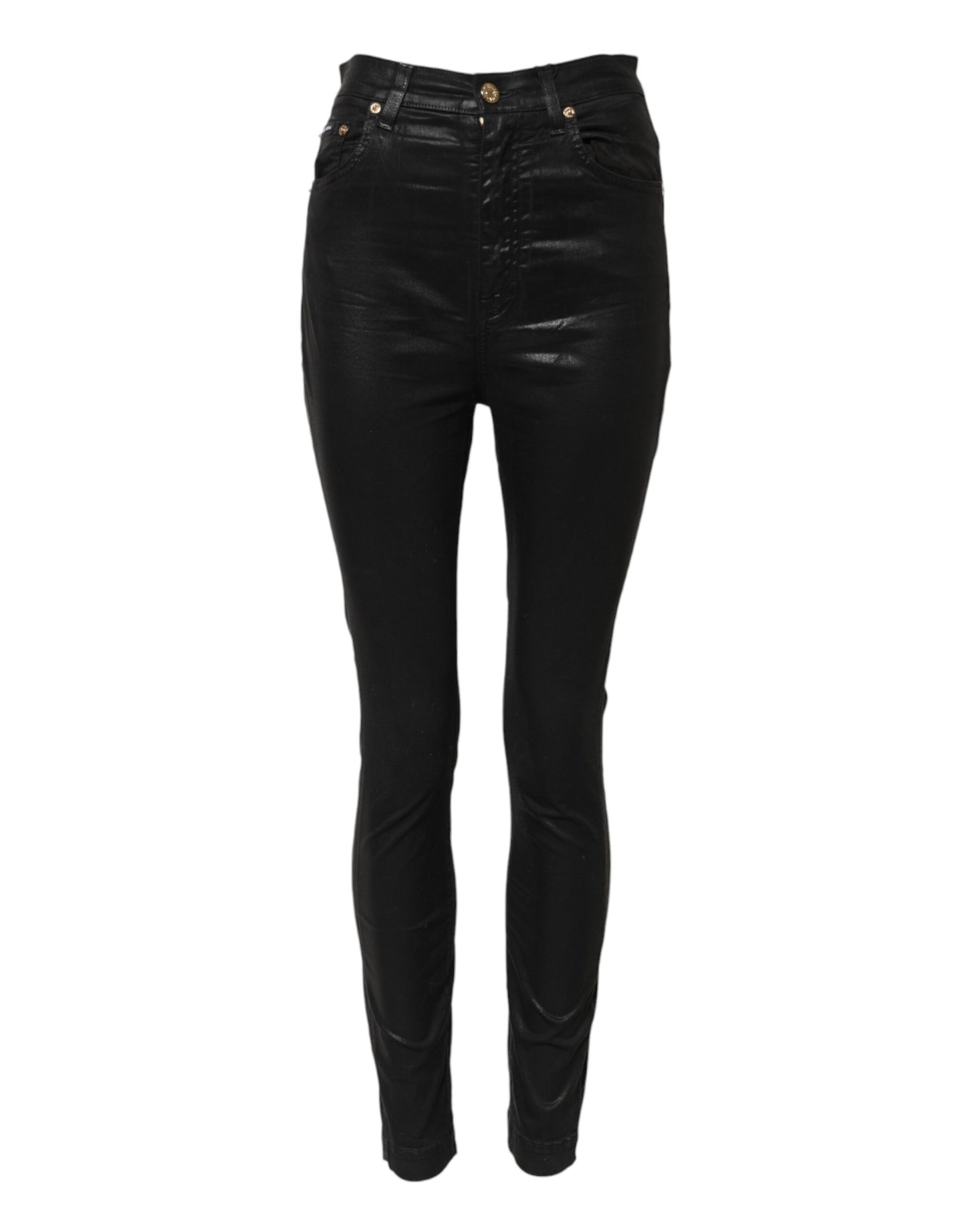Dolce & Gabbana Black GRACE High Waist Skinny Denim Jeans Dolce & Gabbana