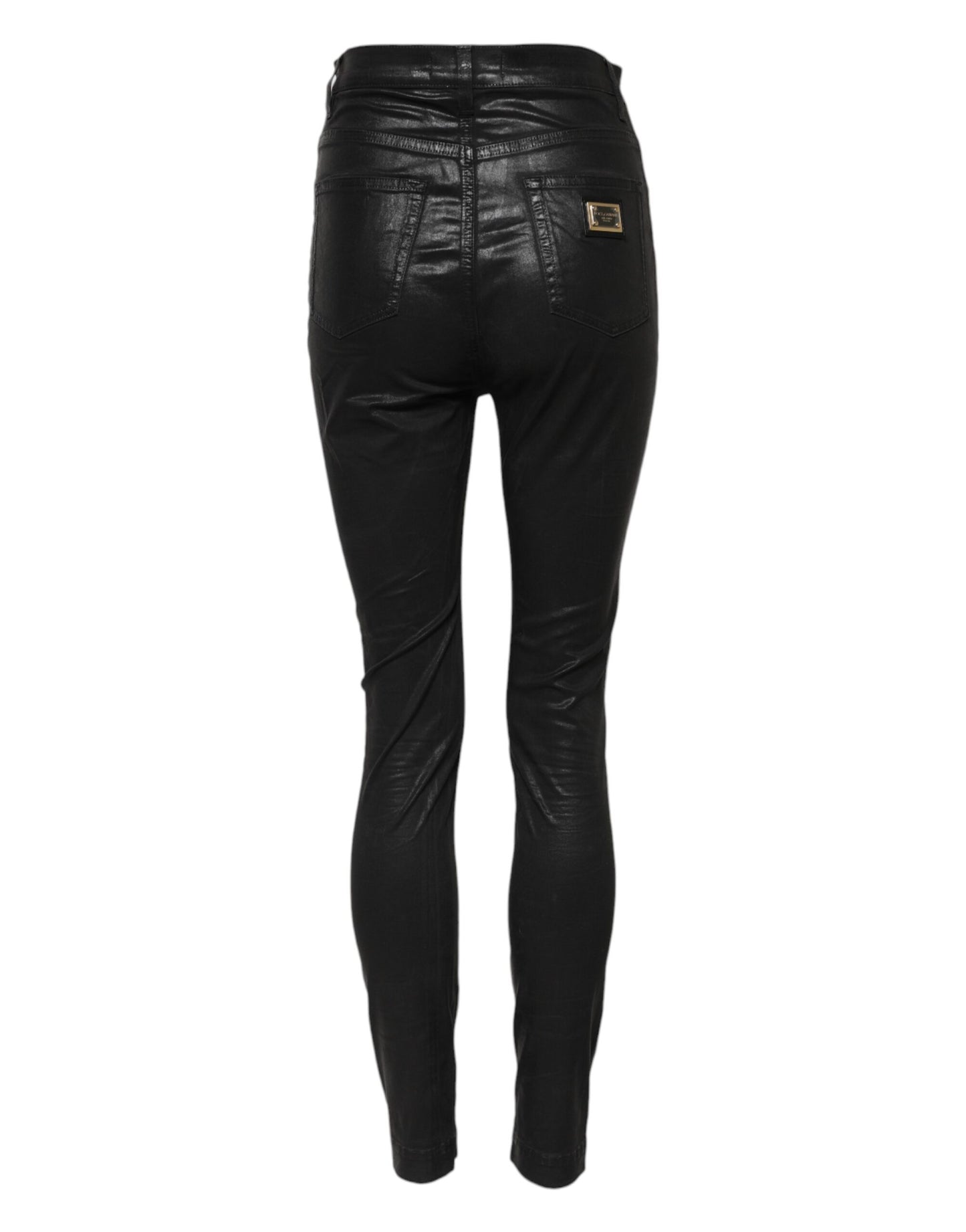 Dolce & Gabbana Black GRACE High Waist Skinny Denim Jeans Dolce & Gabbana