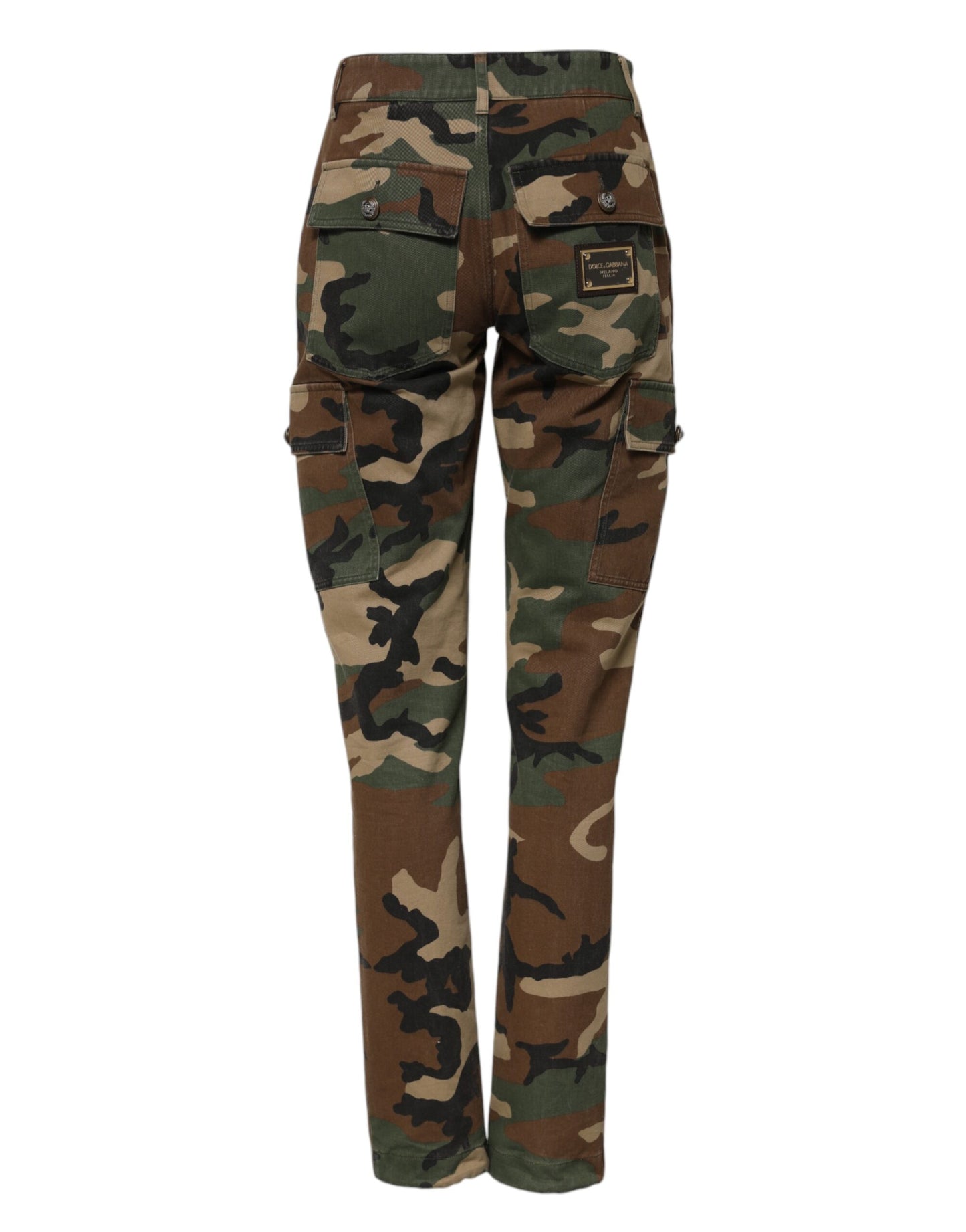 Dolce & Gabbana Multicolor Camouflage Cargo Pants Dolce & Gabbana