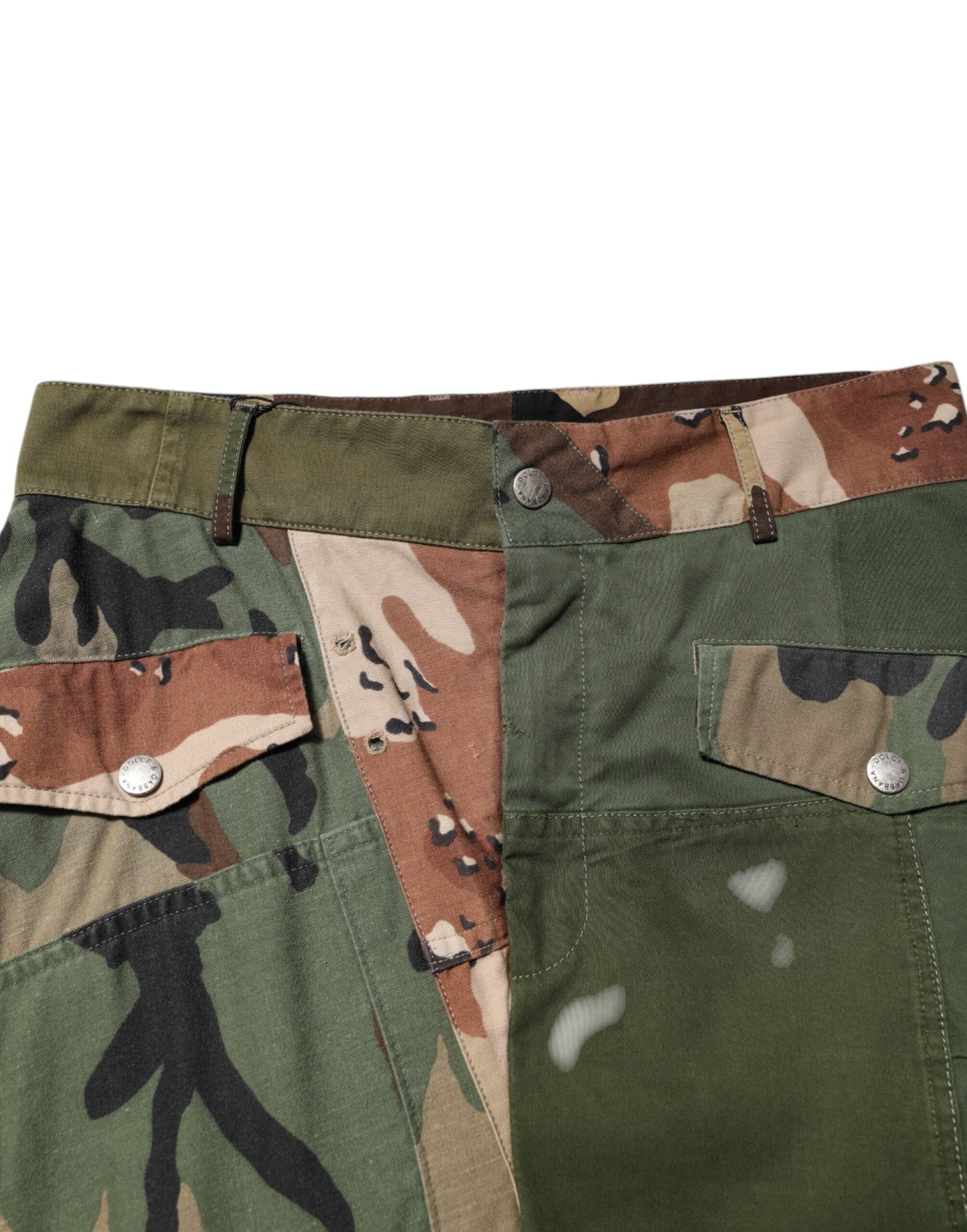 Dolce & Gabbana Multicolor Camouflage Cargo Pants Dolce & Gabbana