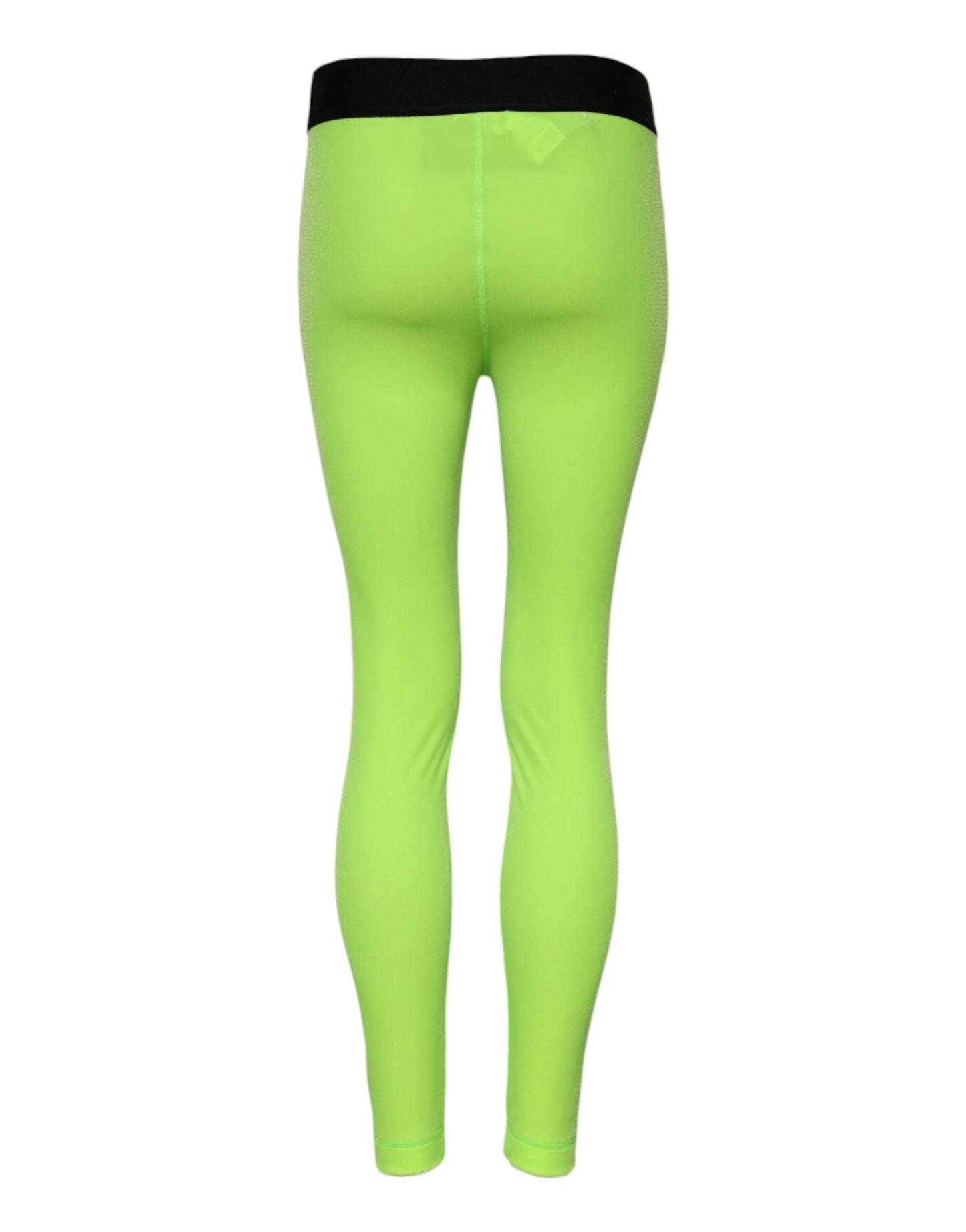 Dolce & Gabbana Green Nylon Slim Fit Leggings Pants Dolce & Gabbana