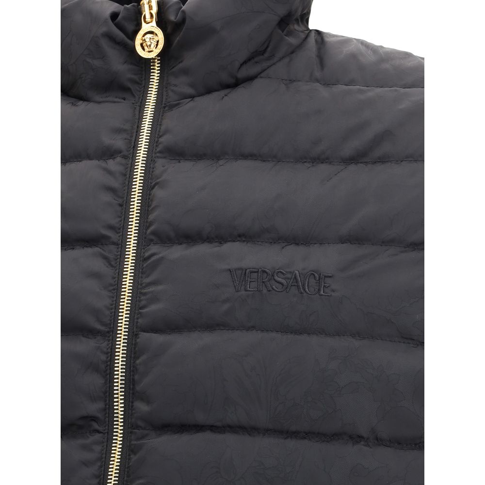 Versace Logoed Down Jacket Versace