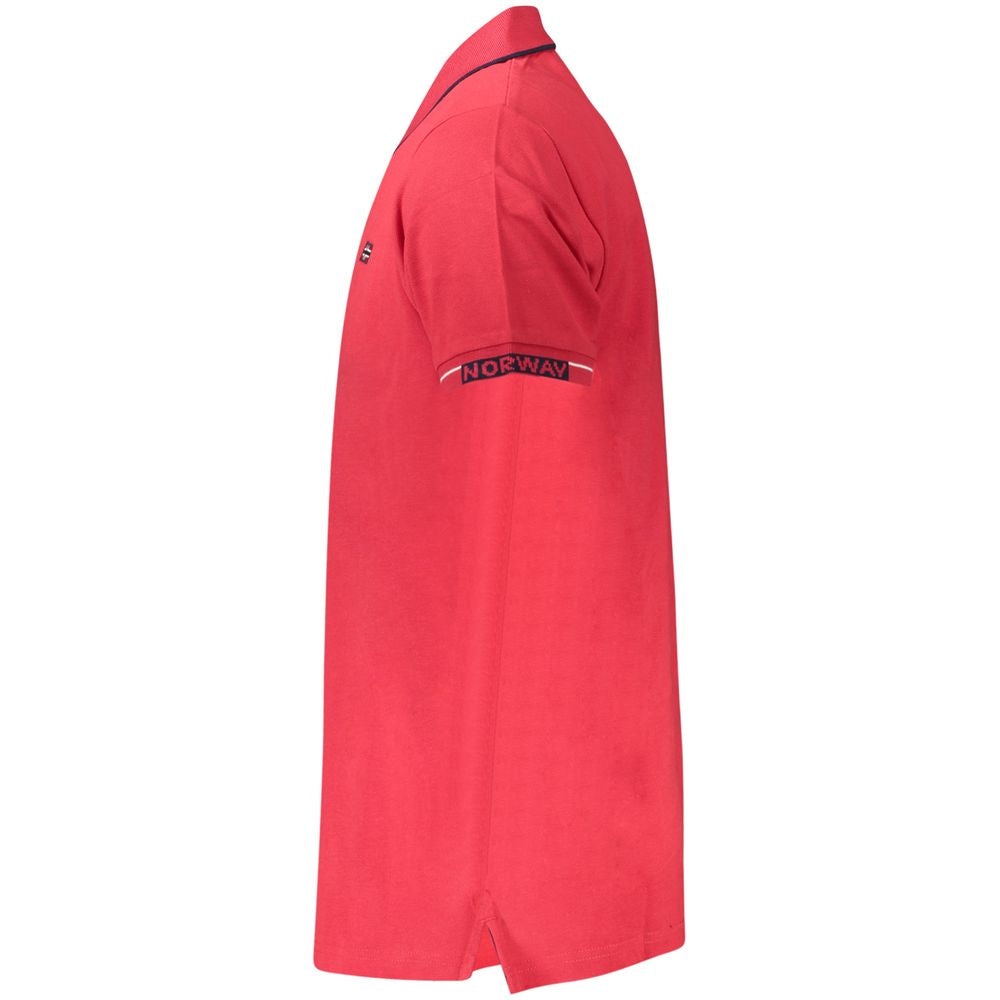 Norway 1963 Red Cotton Men Polo Shirt Norway 1963