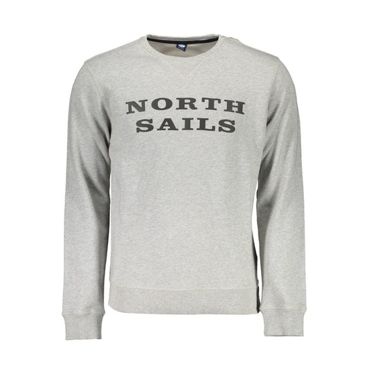 North Sails Gray Cotton Sweater North Sails