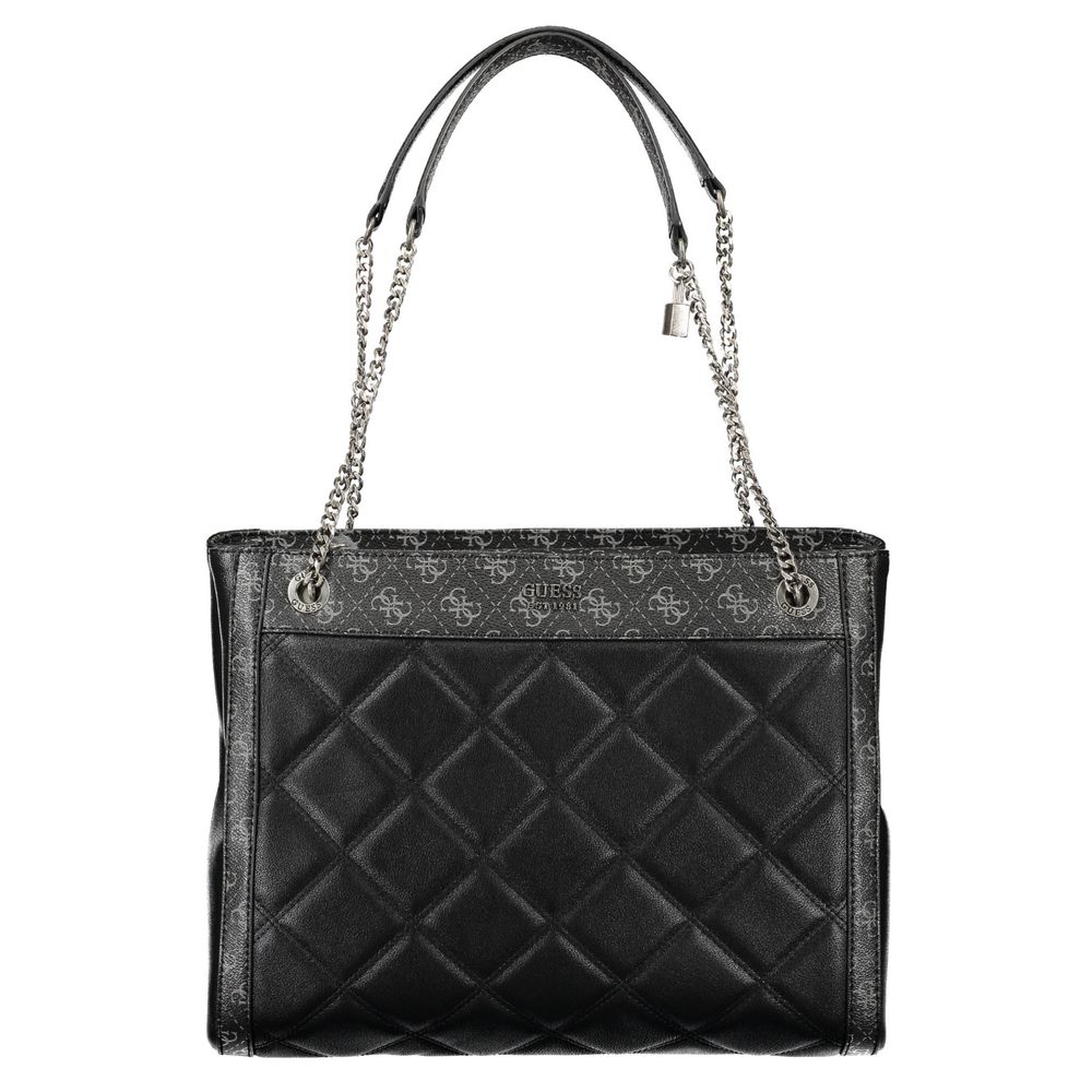 Guess Jeans Black Polyethylene Handbag Guess Jeans