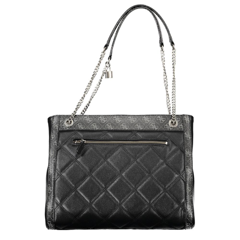 Guess Jeans Black Polyethylene Handbag Guess Jeans
