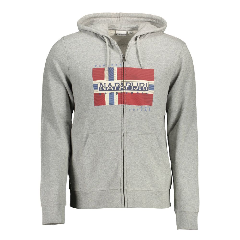 Napapijri Gray Cotton Sweater Napapijri