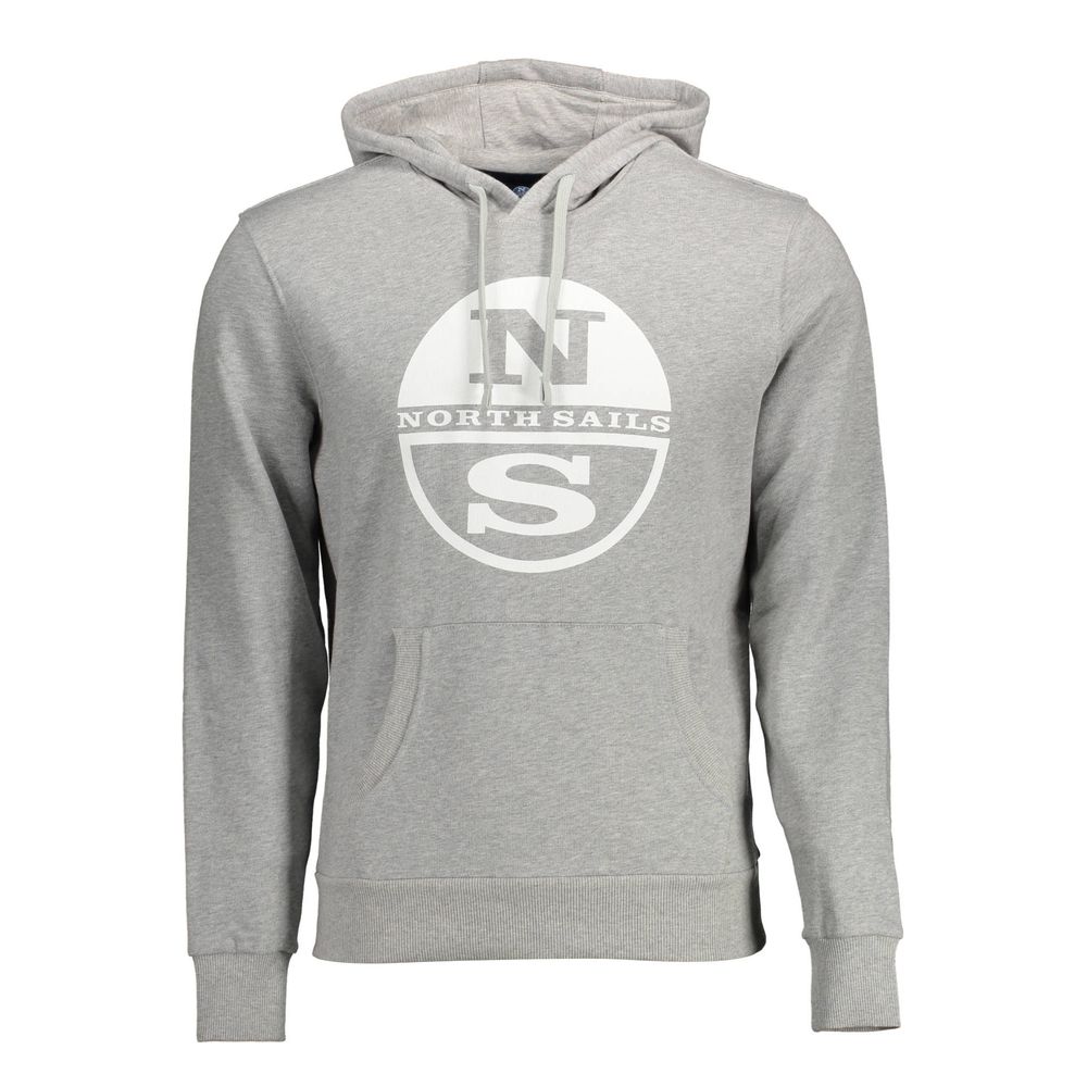 North Sails Gray Cotton Sweater North Sails