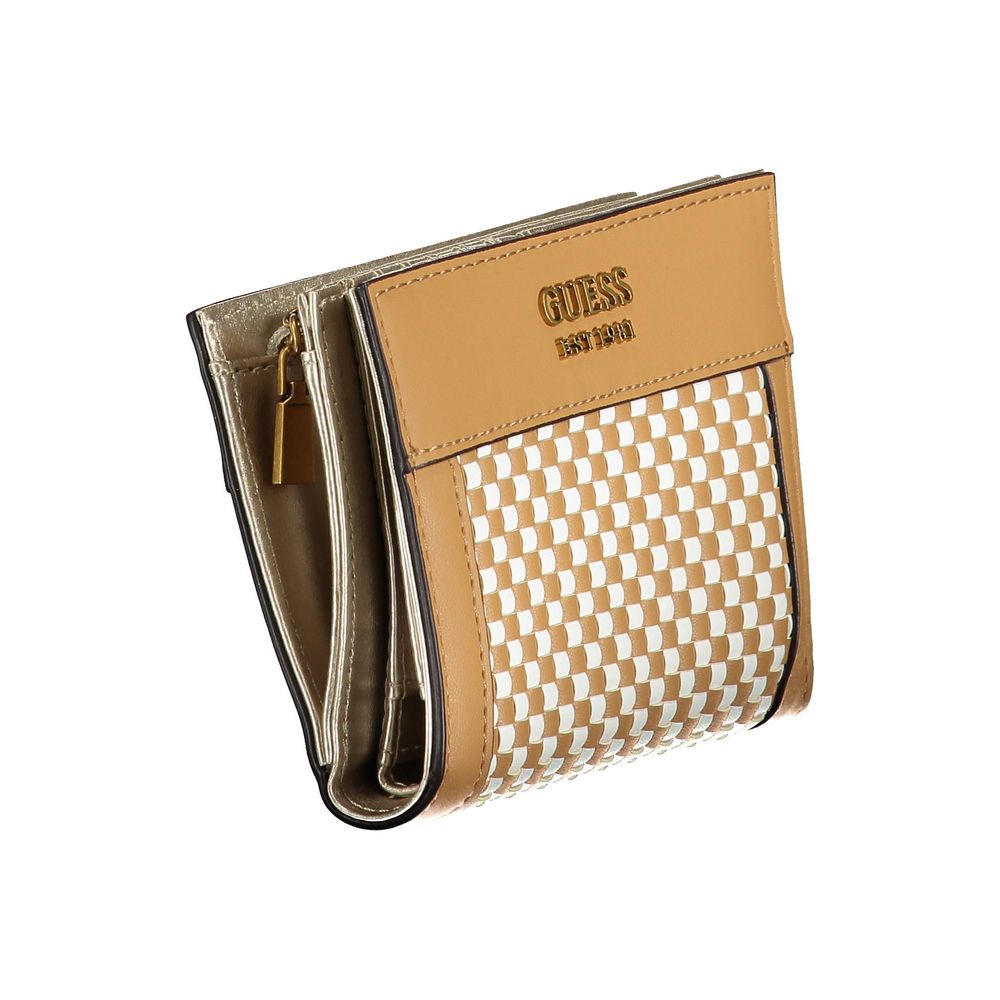 Guess Jeans Marrone Poliuretano Women Wallet Guess Jeans