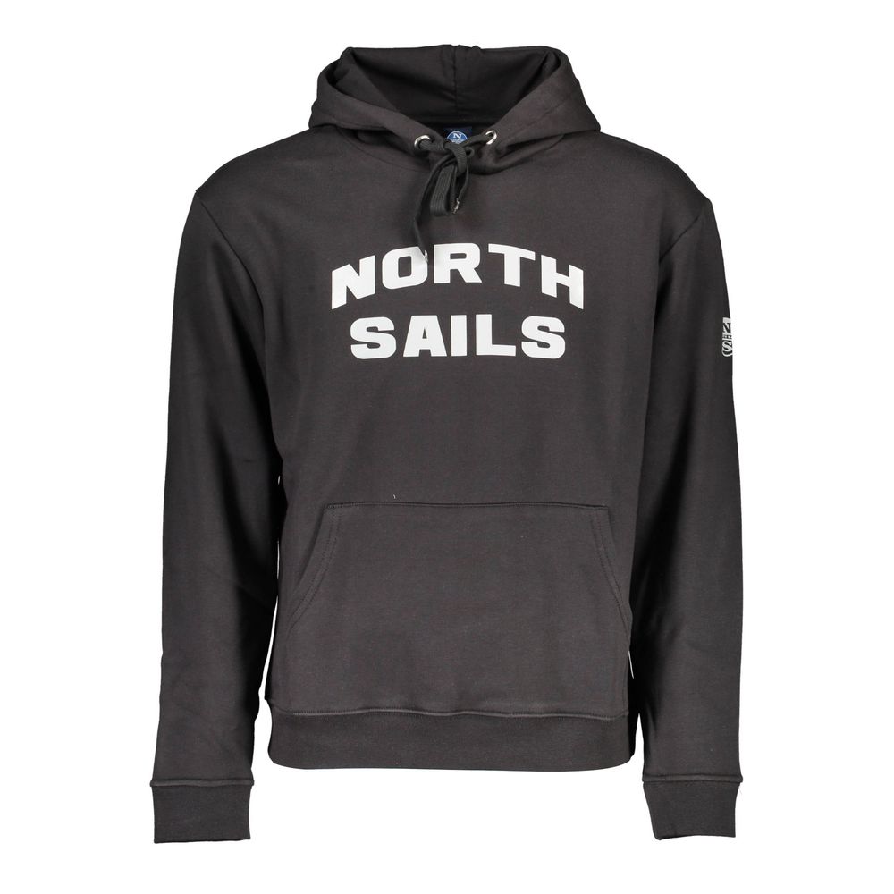 North Sails Black Cotton Sweater North Sails