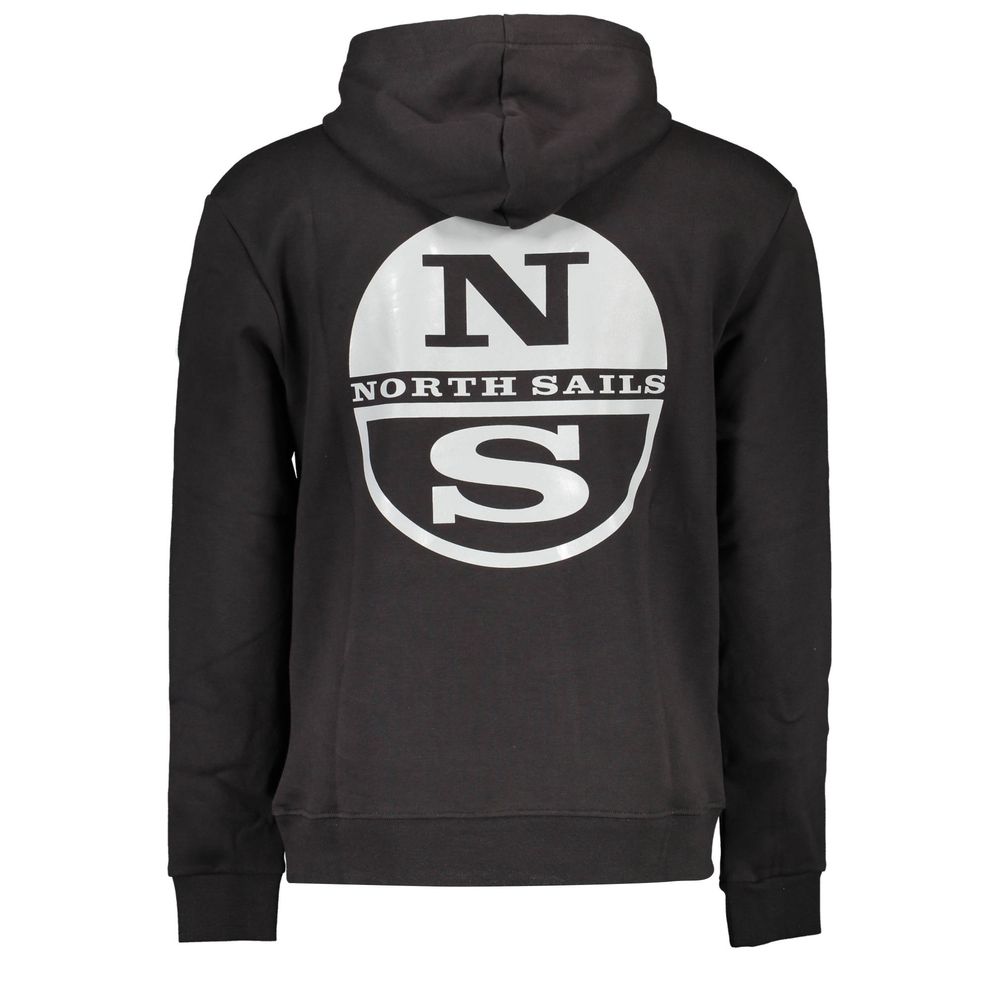 North Sails Black Cotton Sweater North Sails