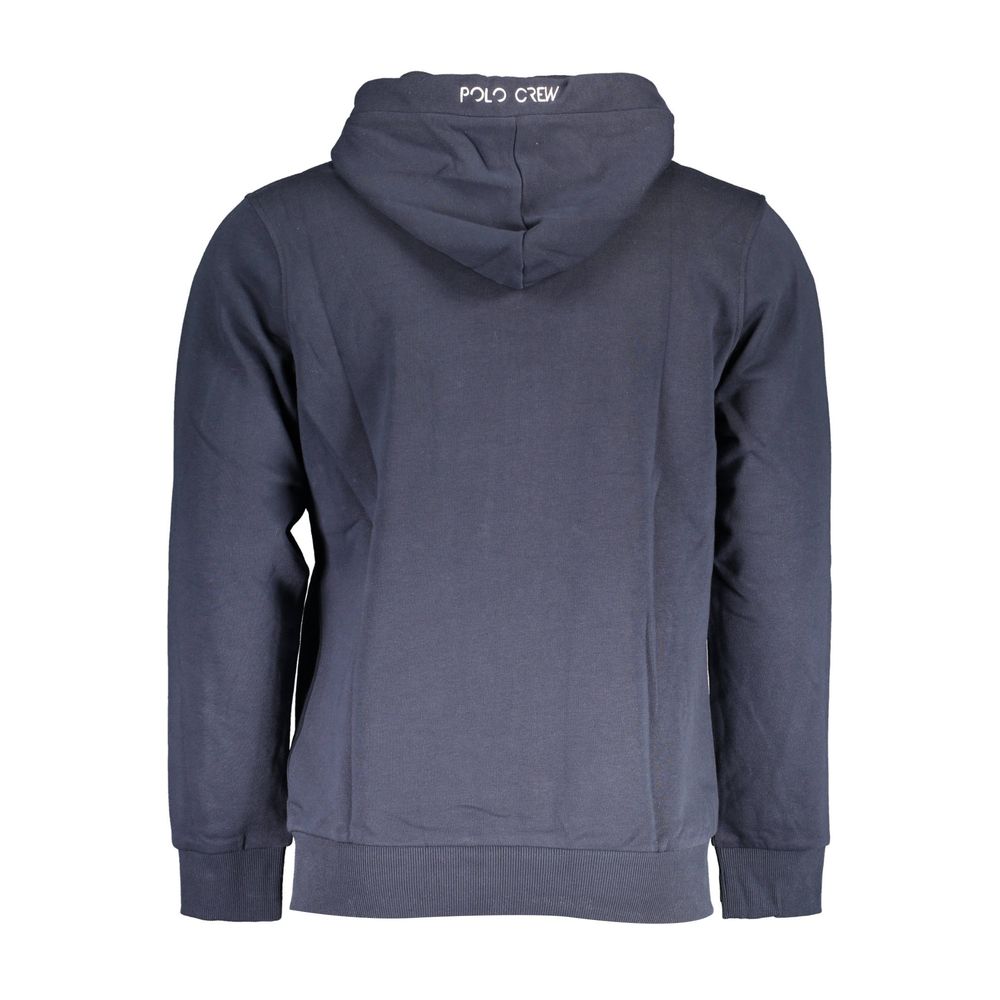 La Martina Blue Cotton Sweater La Martina