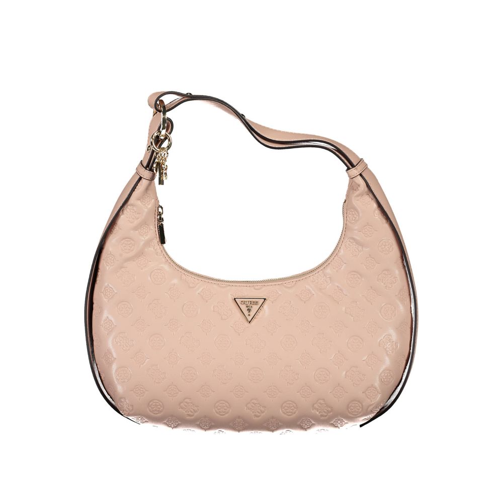 Guess Jeans Pink Polyethylene Handbag Guess Jeans