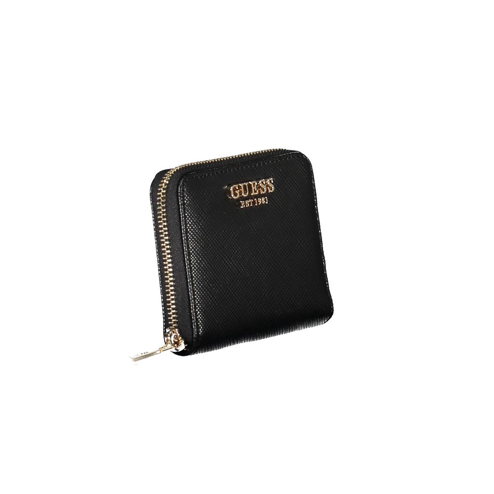 Guess Jeans Black Polyethylene Wallet Guess Jeans