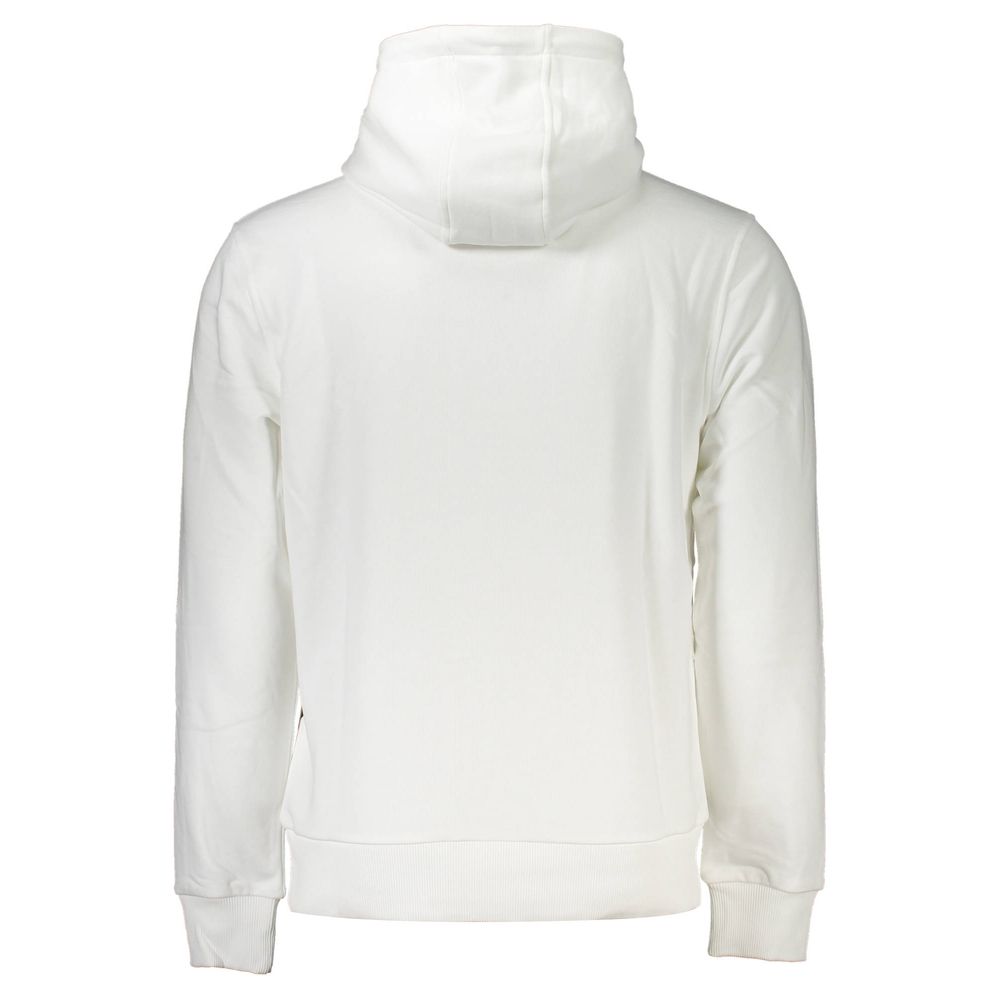 Cavalli Class White Cotton Men Sweater Cavalli Class