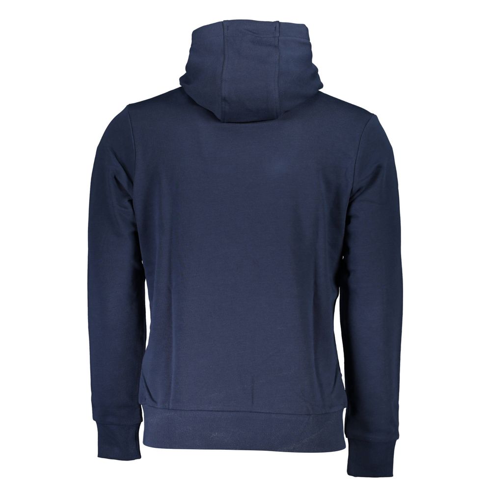 La Martina Blue Cotton Sweater La Martina