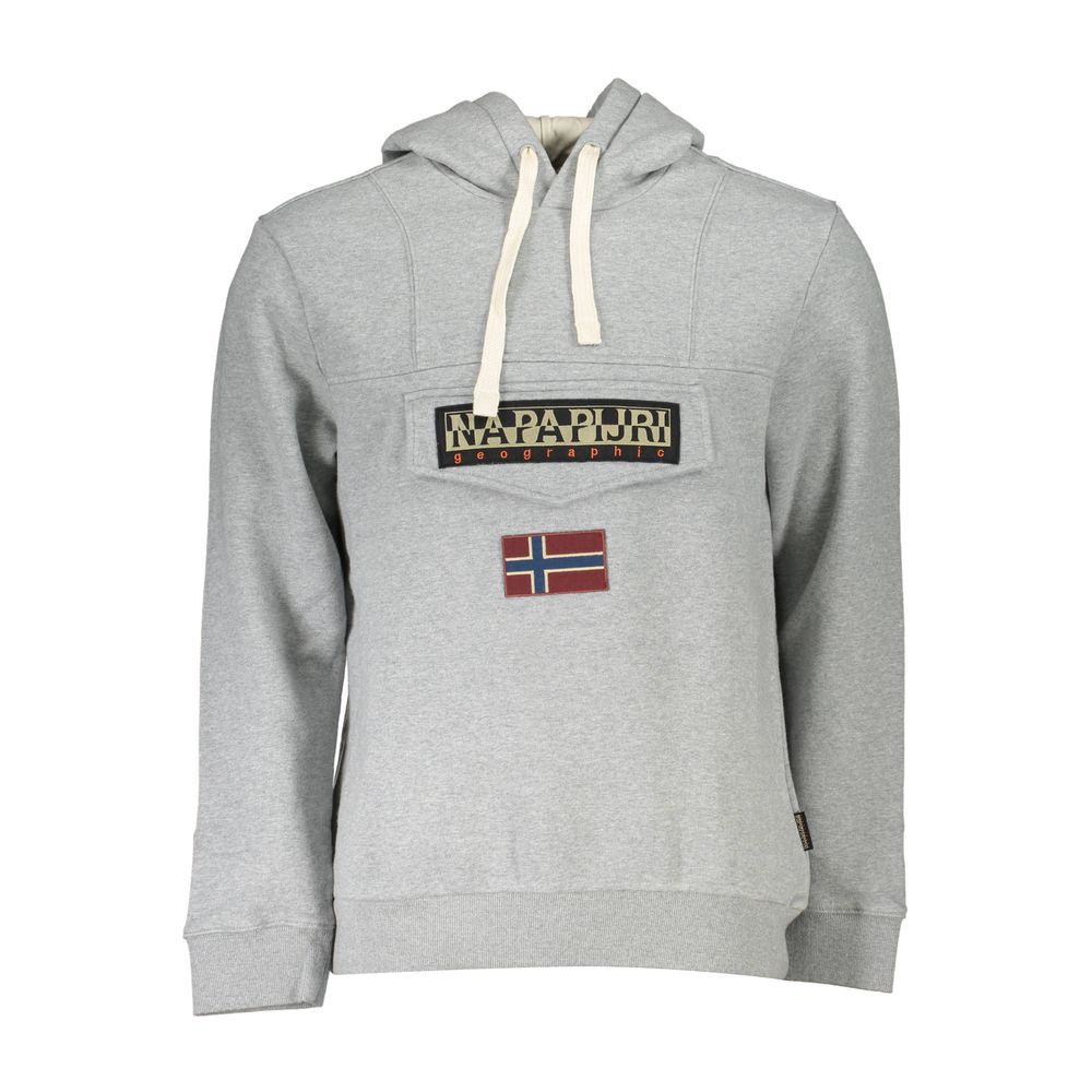 Napapijri Gray Cotton Sweater Napapijri