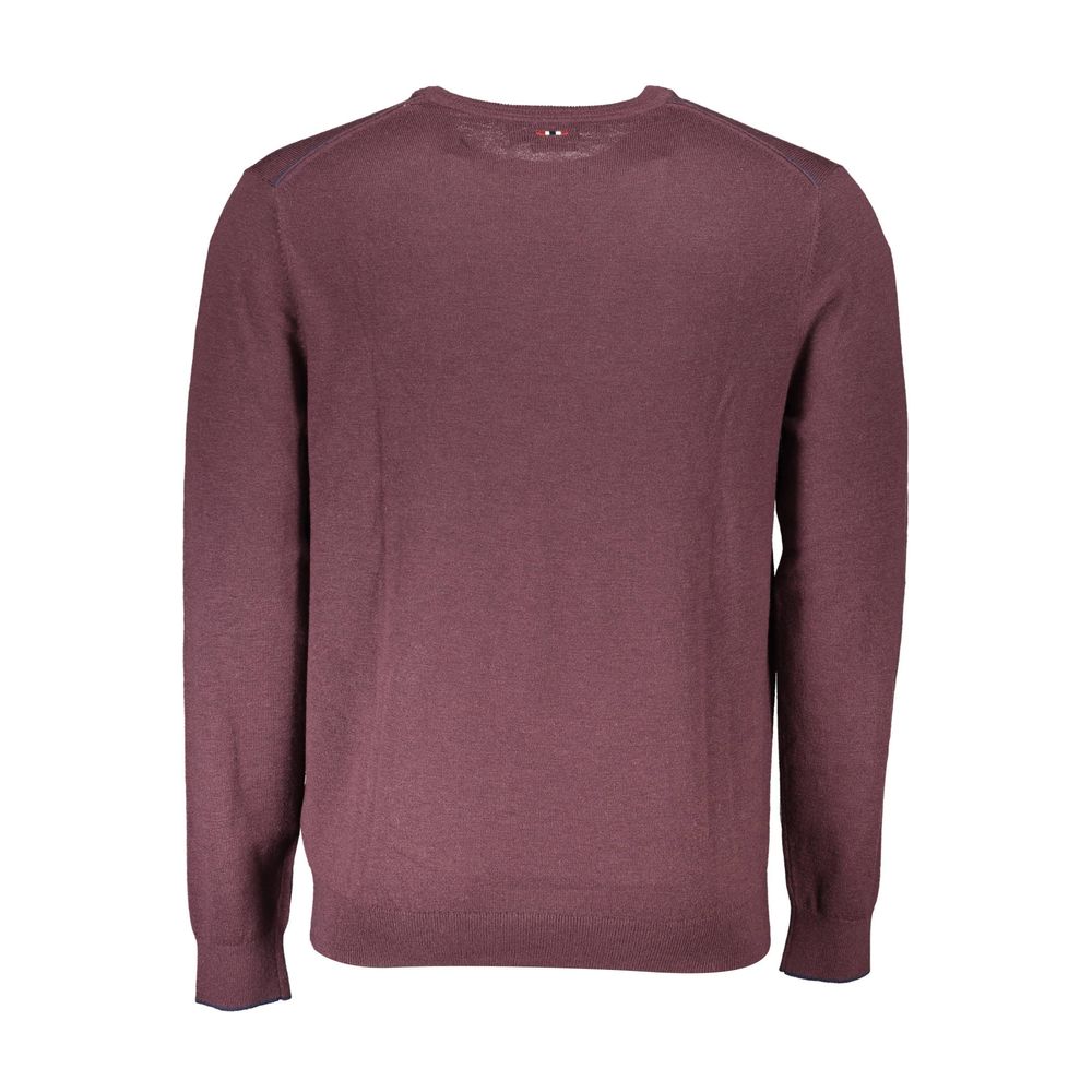 Napapijri Purple Wool Sweater Napapijri