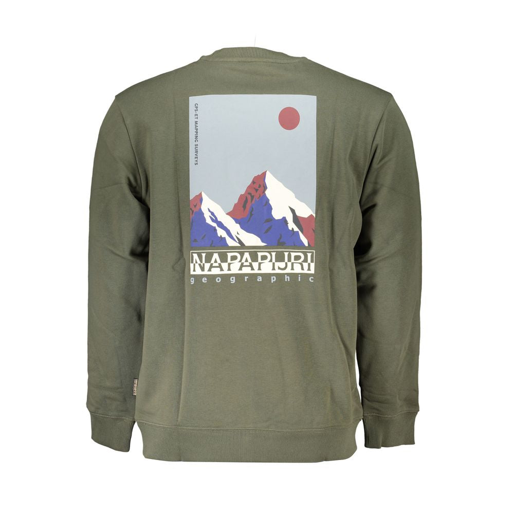 Napapijri Green Cotton Sweater Napapijri