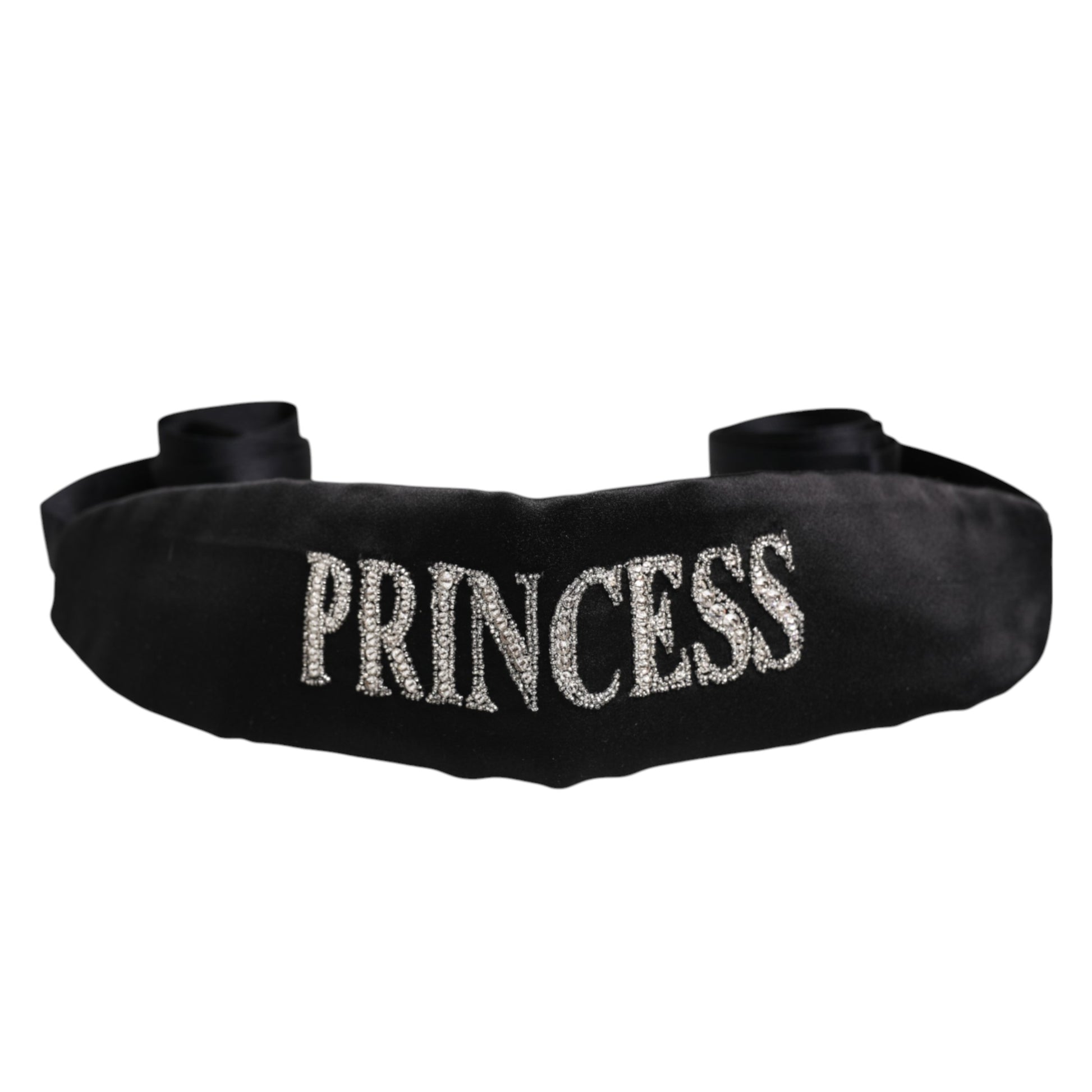 Dolce & Gabbana Black Princess Fantasy Braided Waist Belt Dolce & Gabbana