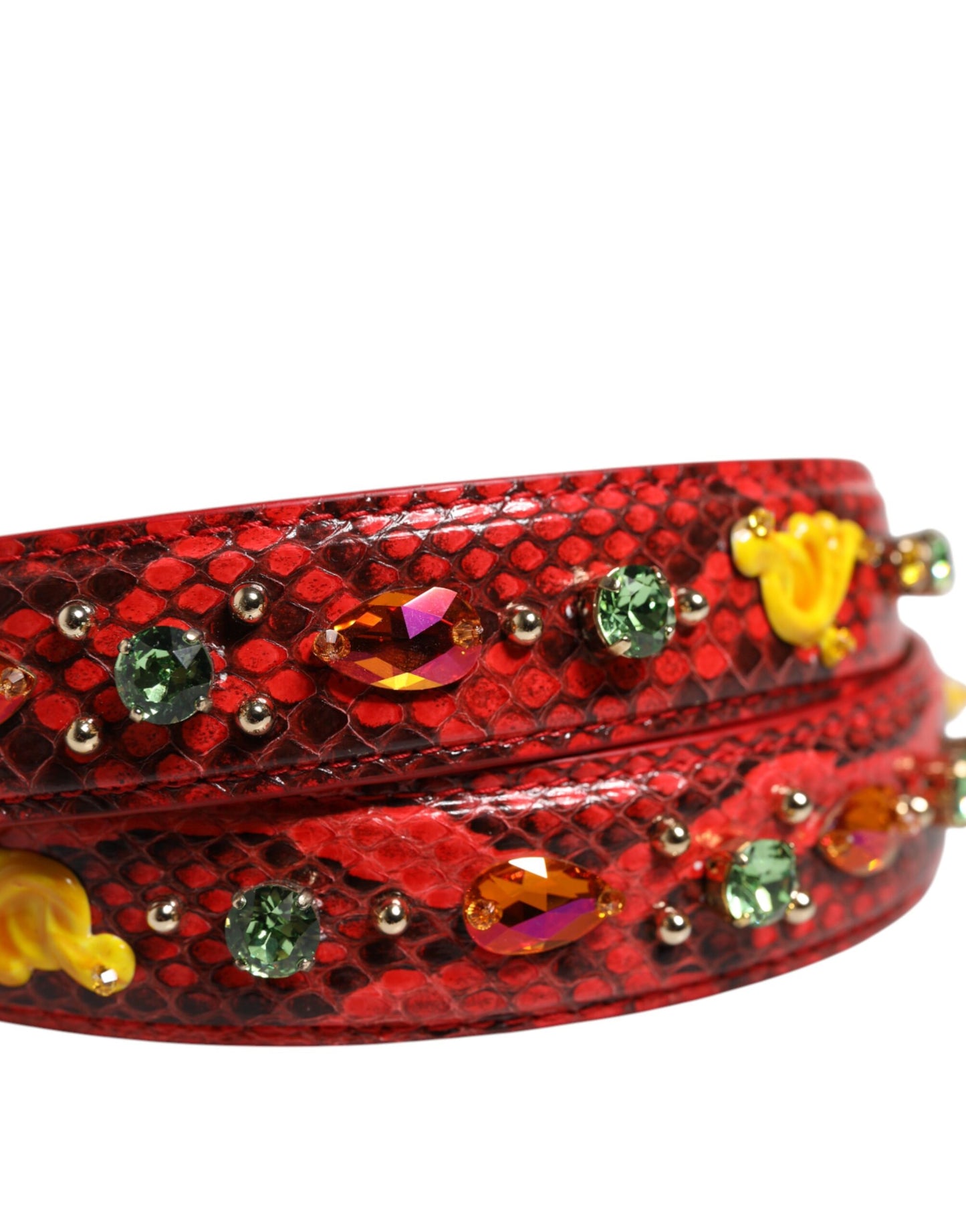 Dolce & Gabbana Multicolor Embellished Handbag Accessory Shoulder Strap Dolce & Gabbana