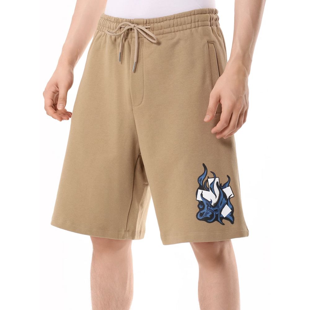 Comme Des Fuckdown Brown Cotton Short Comme Des Fuckdown