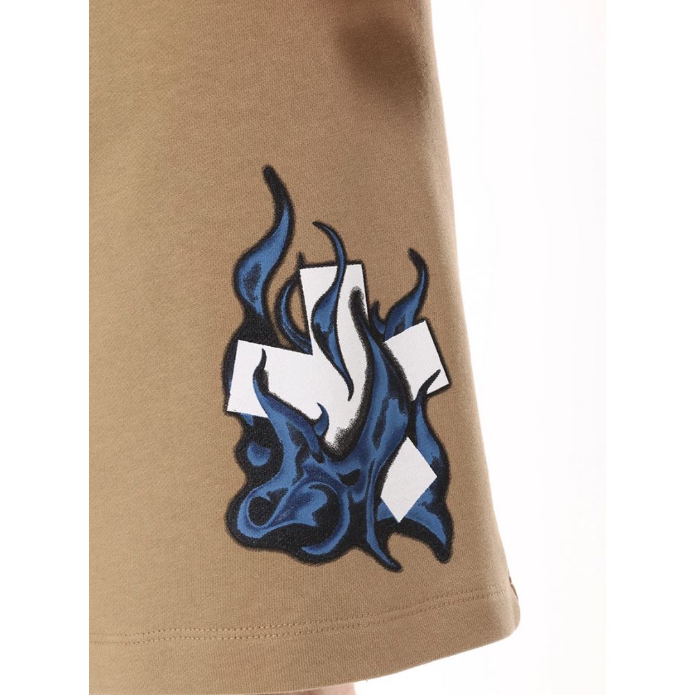 Comme Des Fuckdown Brown Cotton Short Comme Des Fuckdown