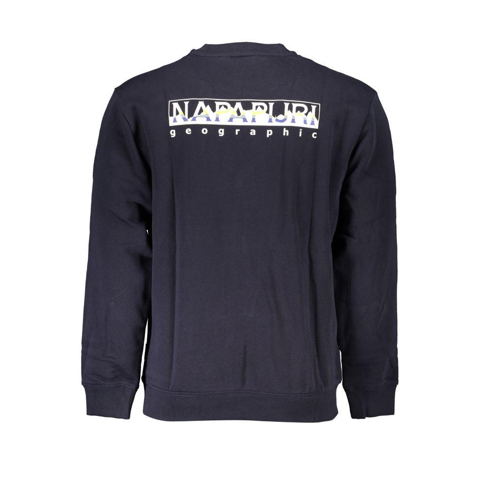Napapijri Blue Cotton Sweater Napapijri